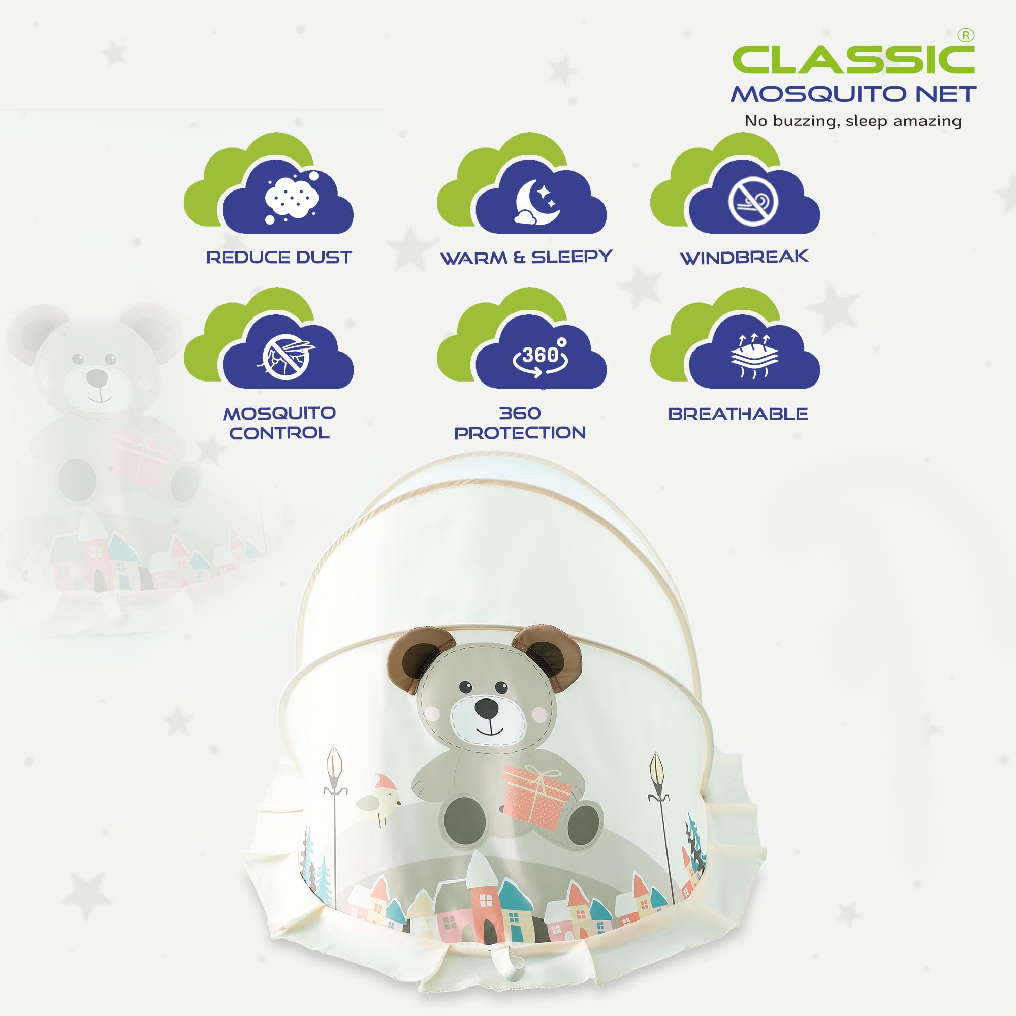 Classic Mosquito Net lightweight baby net - outdoor play