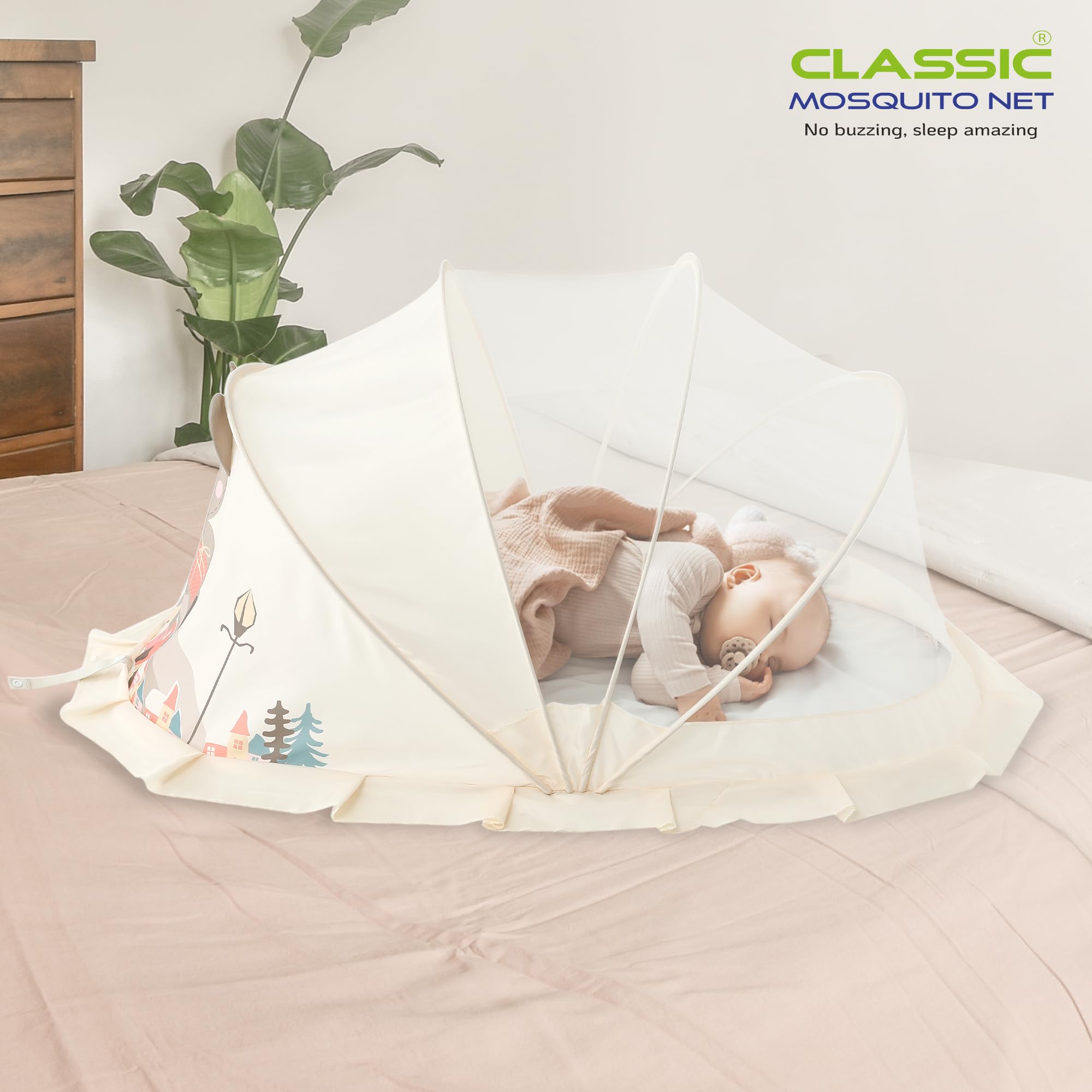 Classic Mosquito Net bottomless design - nursery setup