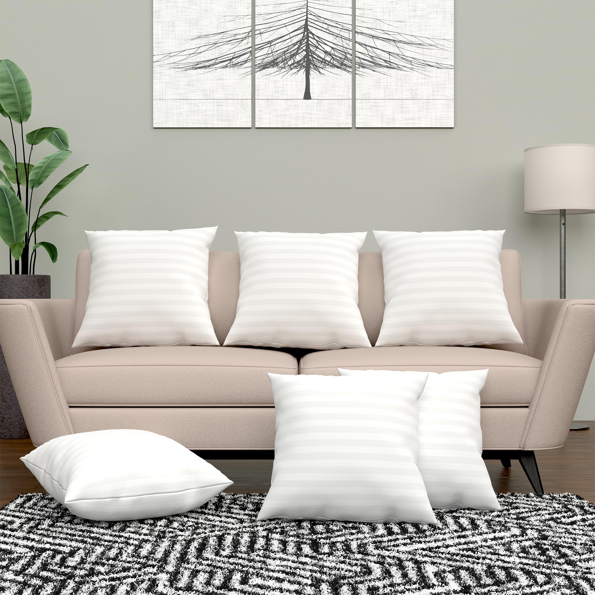 Kuber Industries cushion filler - plush pillow for relaxation
