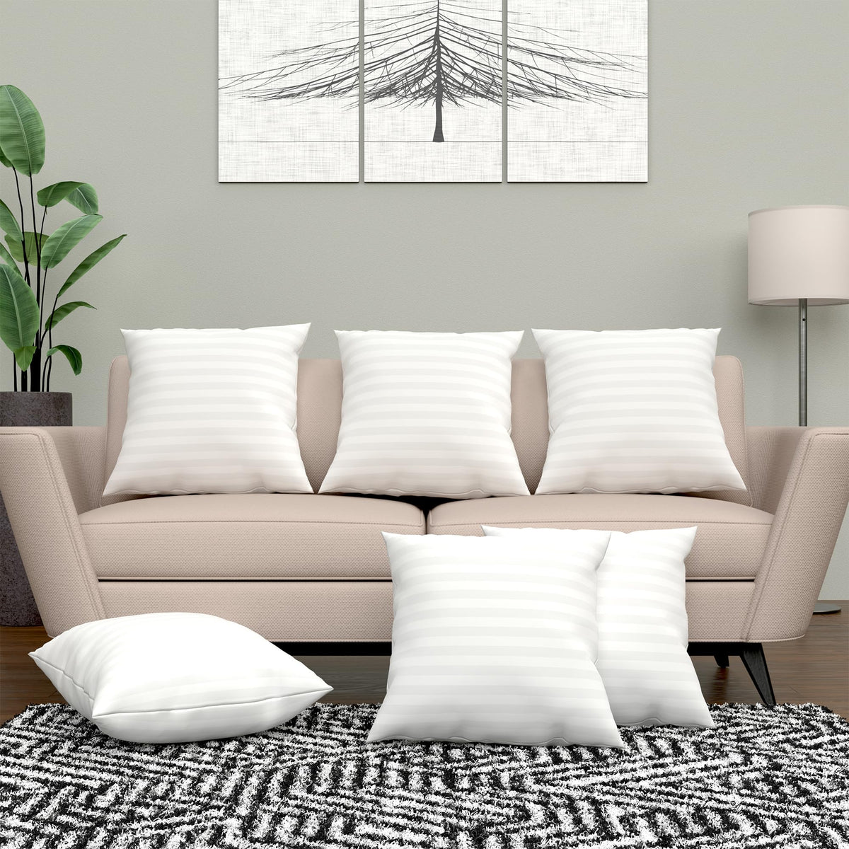 Kuber Industries cushion filler - plush pillow for relaxation