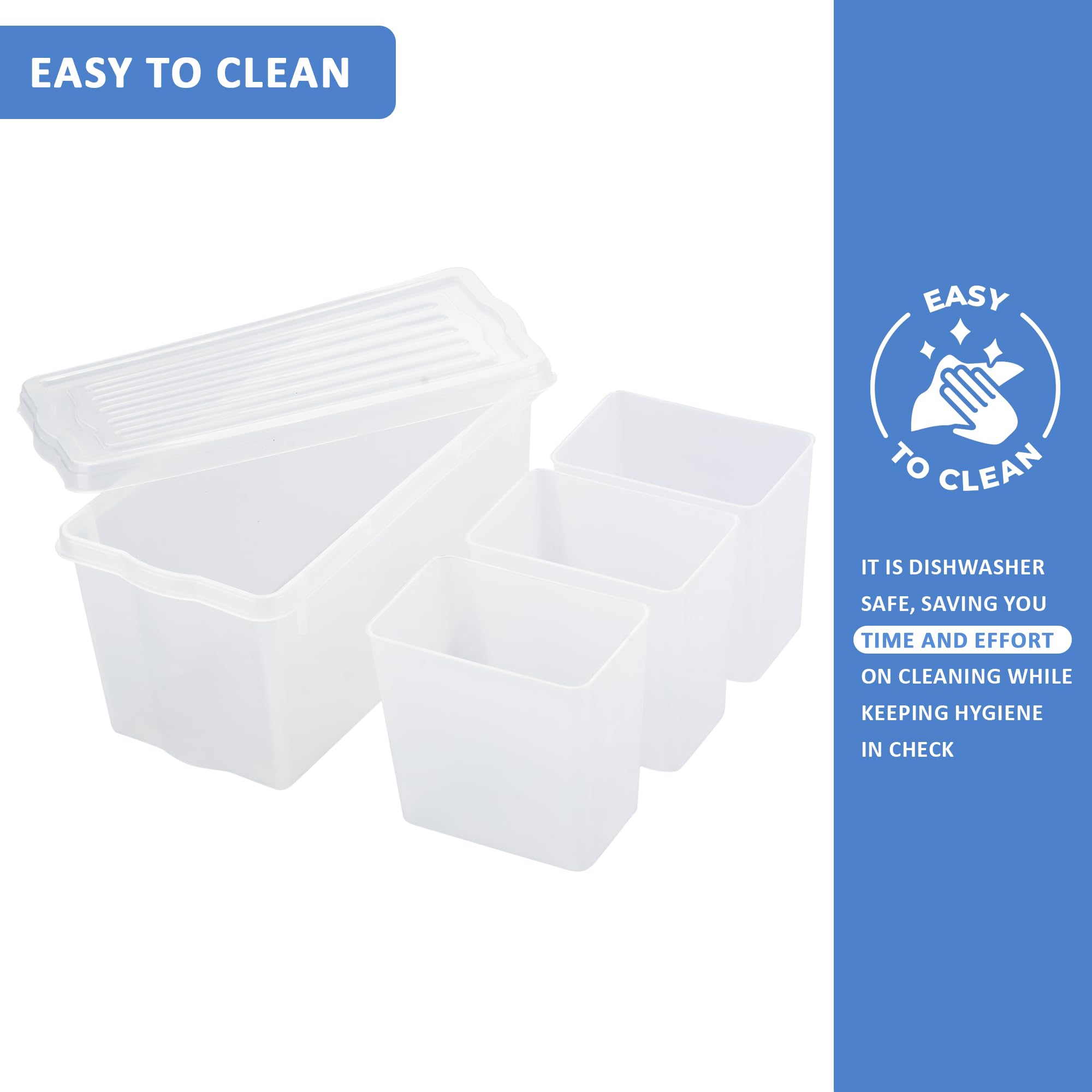 Kuber Industries kitchen storage jar - organizing fridge