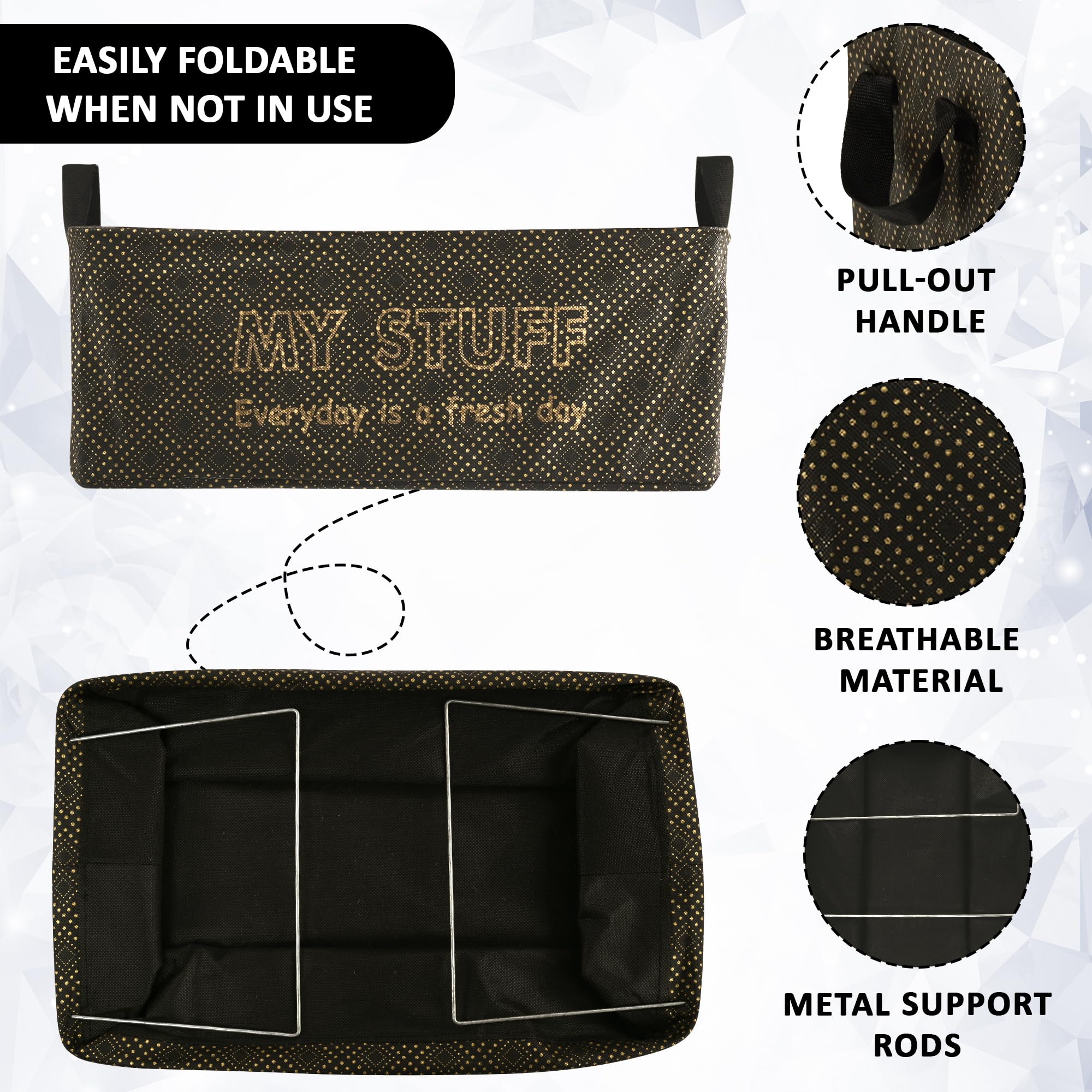 Kuber foldable storage box - versatile use for toys