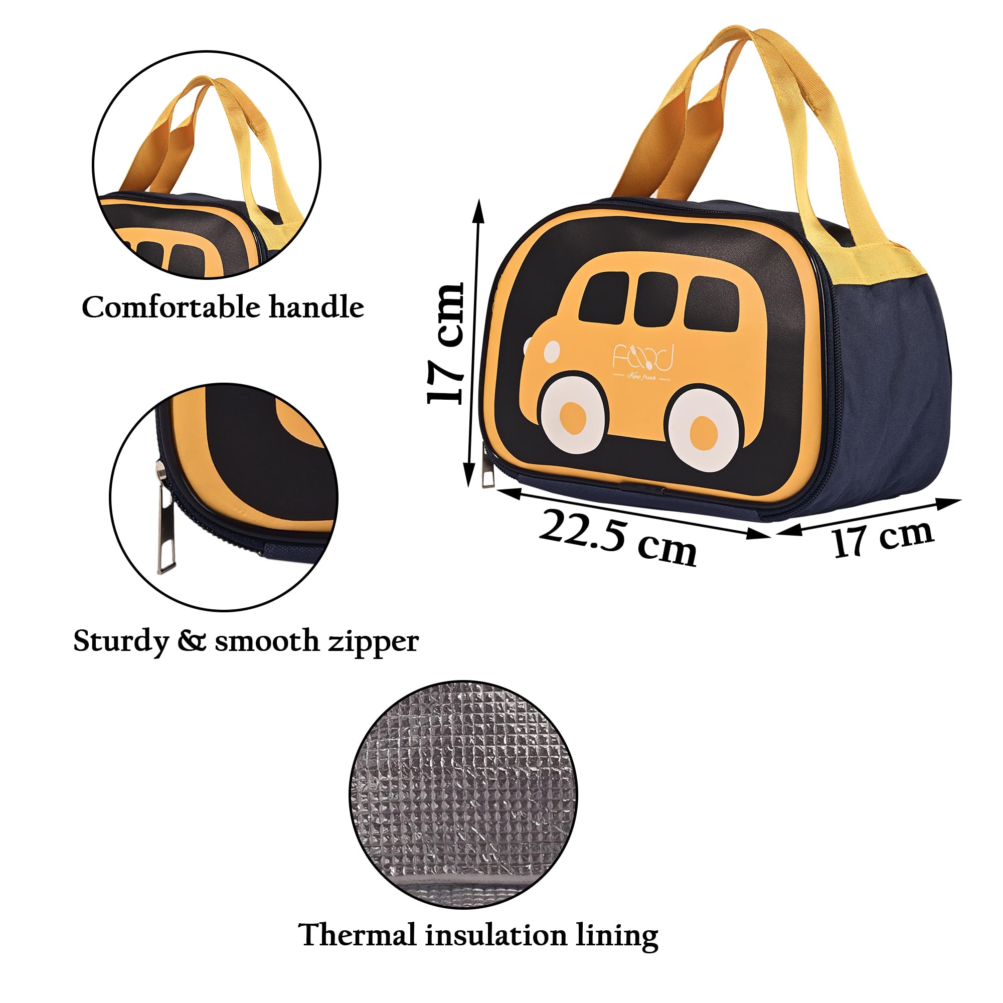 Kuber Industries lunch bag for kids - travel friendly