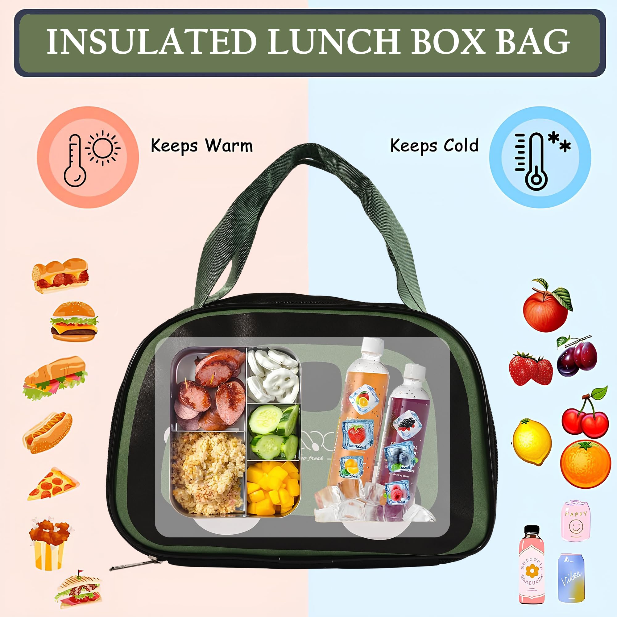 Kuber Industries insulated lunch bag - picnic use