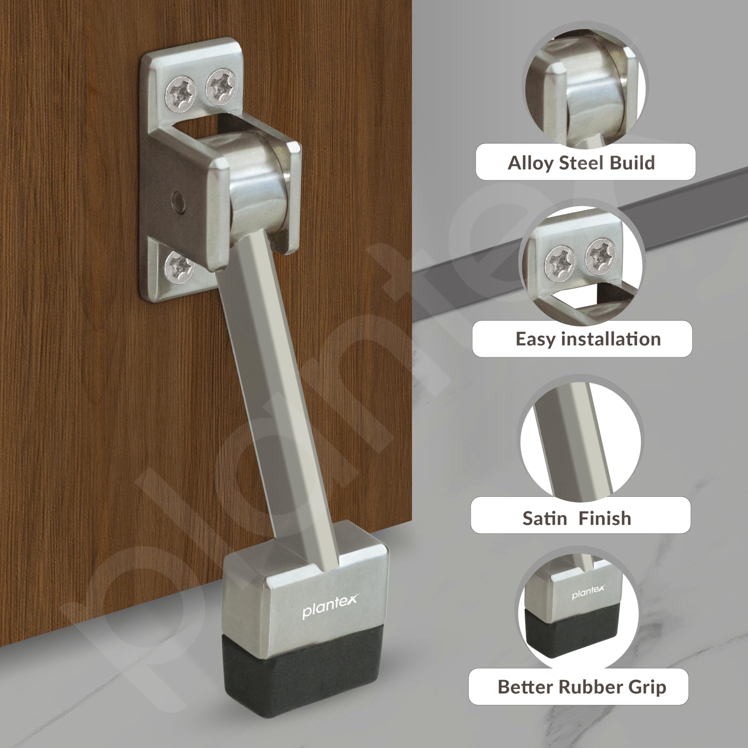 Plantex door stopper - preventing door slams in office