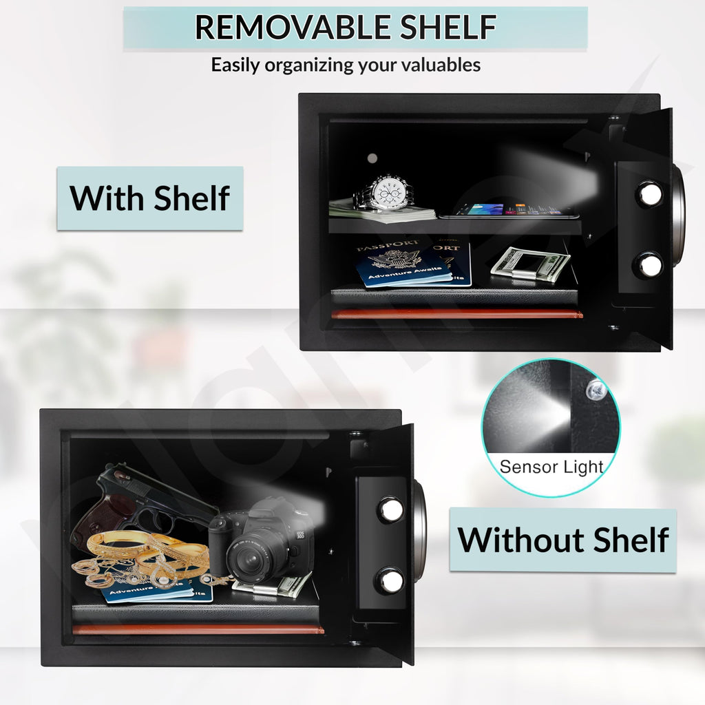Buy Plantex Locker: Electronic Safe with LED Light & Key – GlobalBees Shop