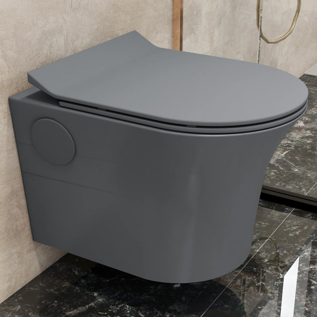 Plantex Ceramic Wall-hung Commode with Counter-Top Basin for ...