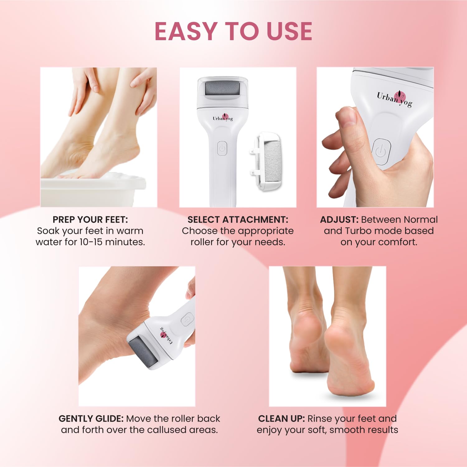 Electric callus remover - at home spa treatment