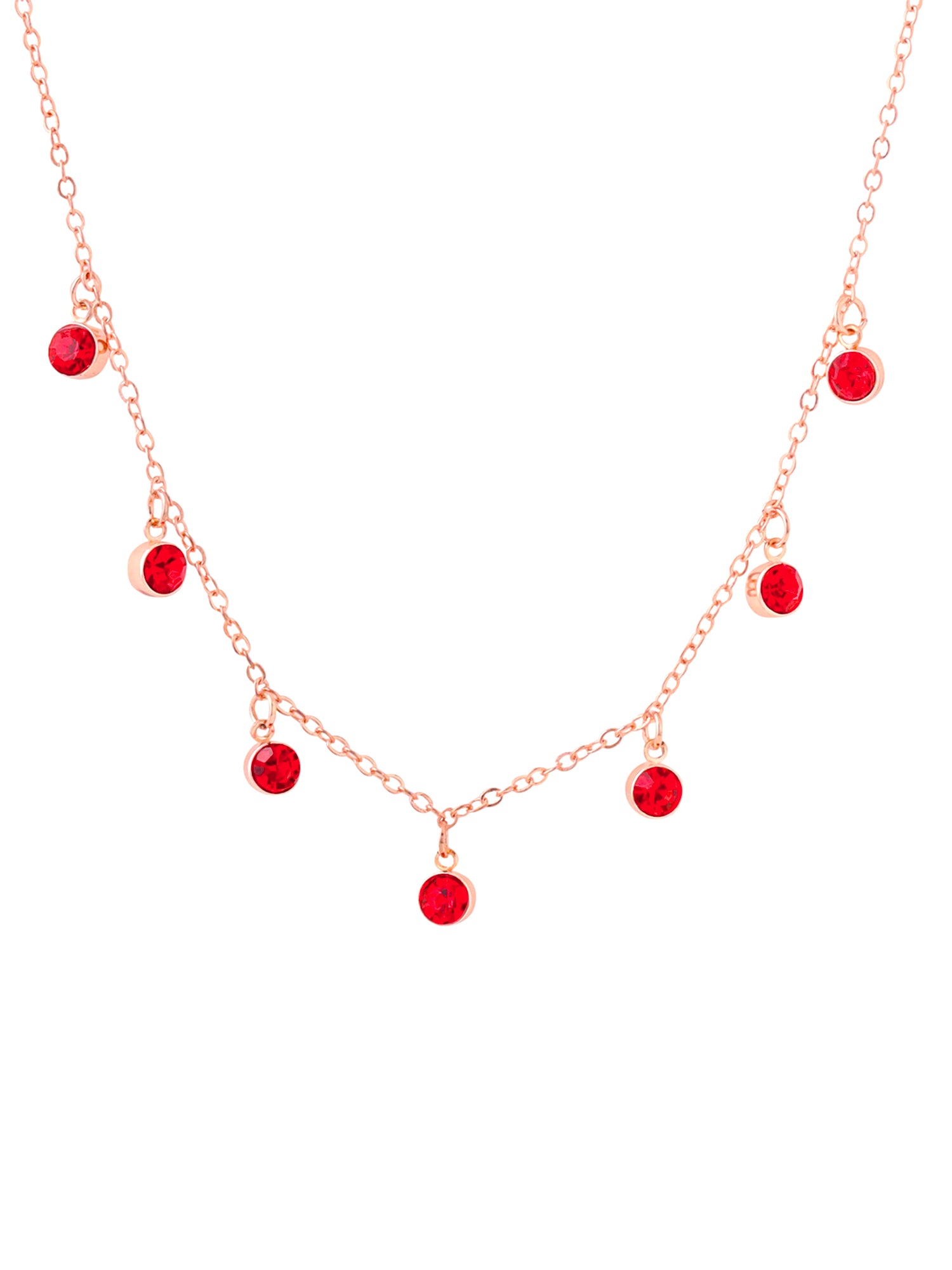 Yellow Chimes rose gold plated necklace - special anniversary surprise