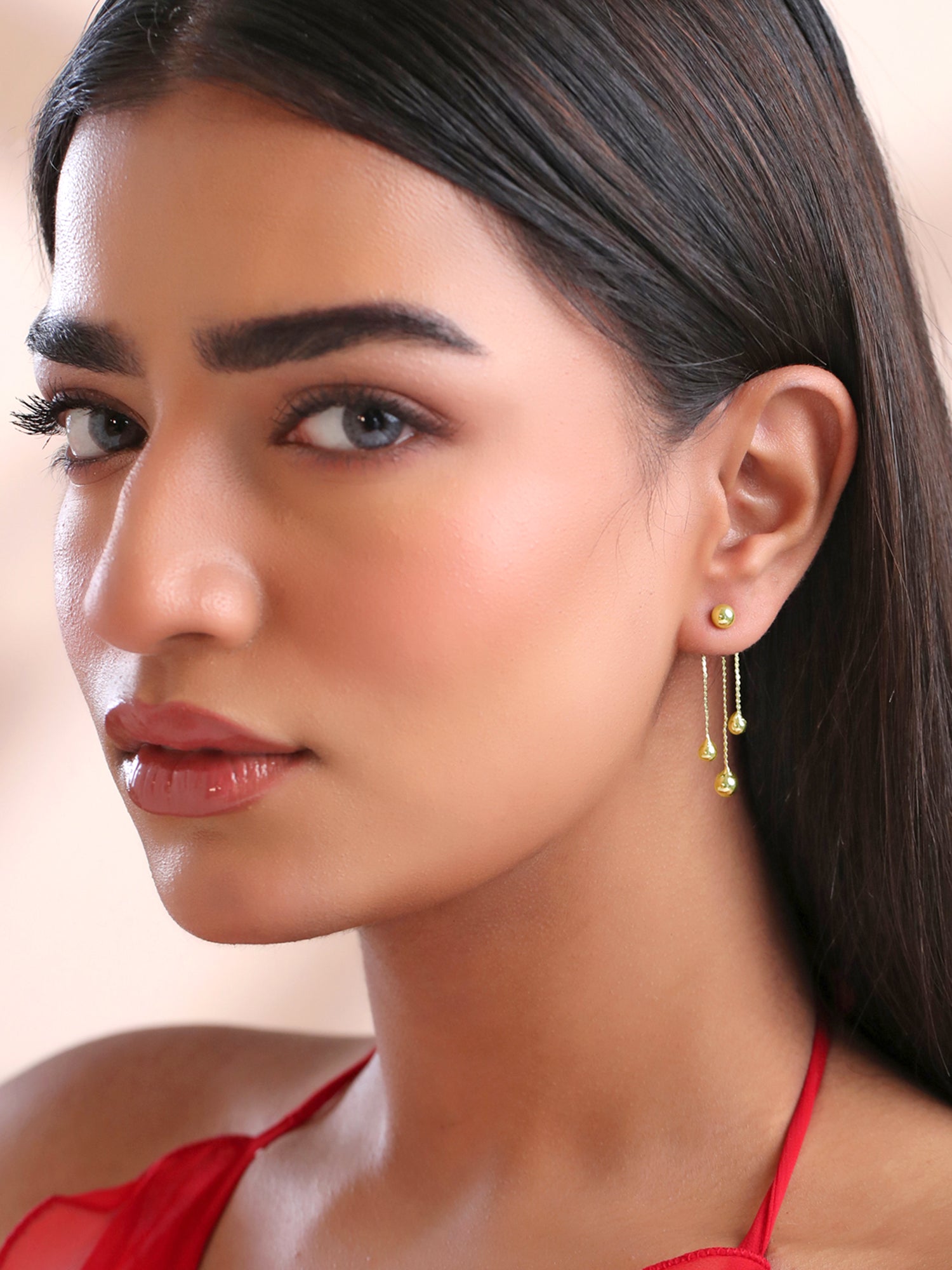 Yellow Chimes elegant drop earrings - perfect for anniversary gifts