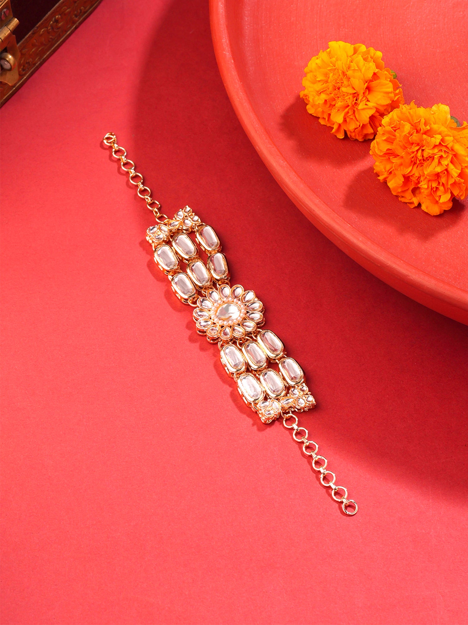 Yellow Chimes bracelet - Elegant fashion accessory for women
