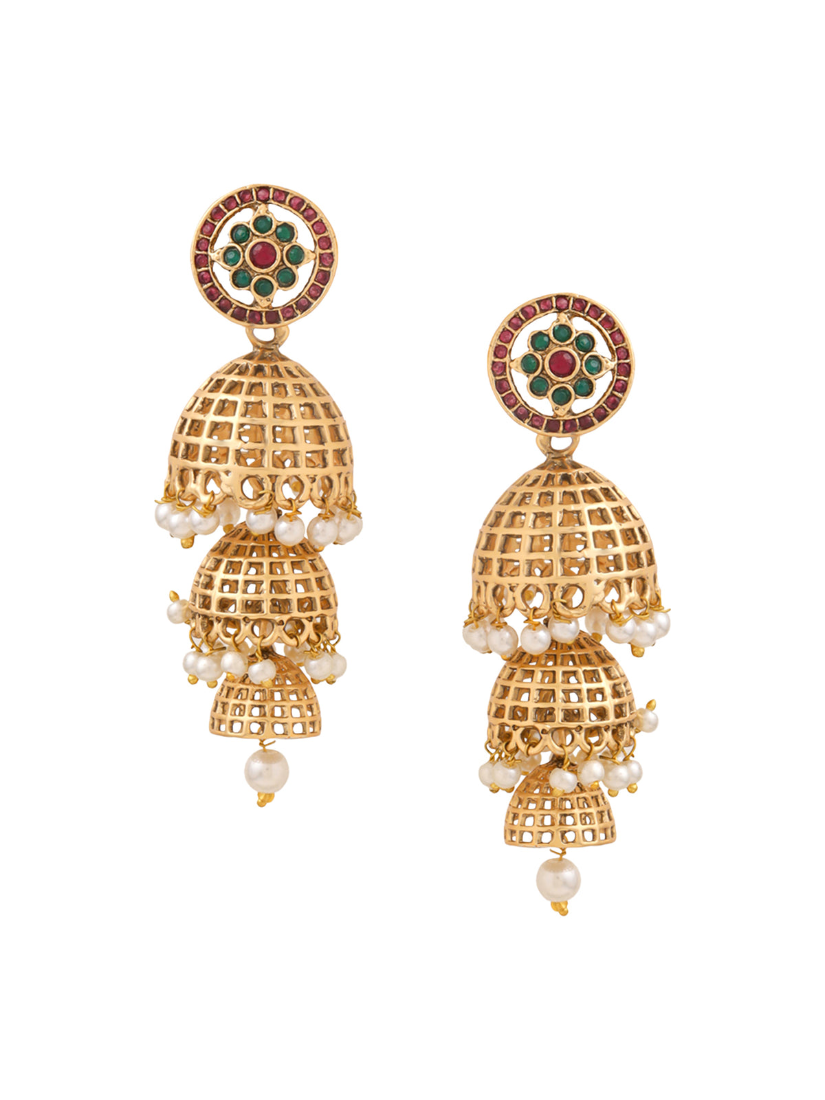 Yellow Chimes Elegant Jhumkas - A must-have in your collection