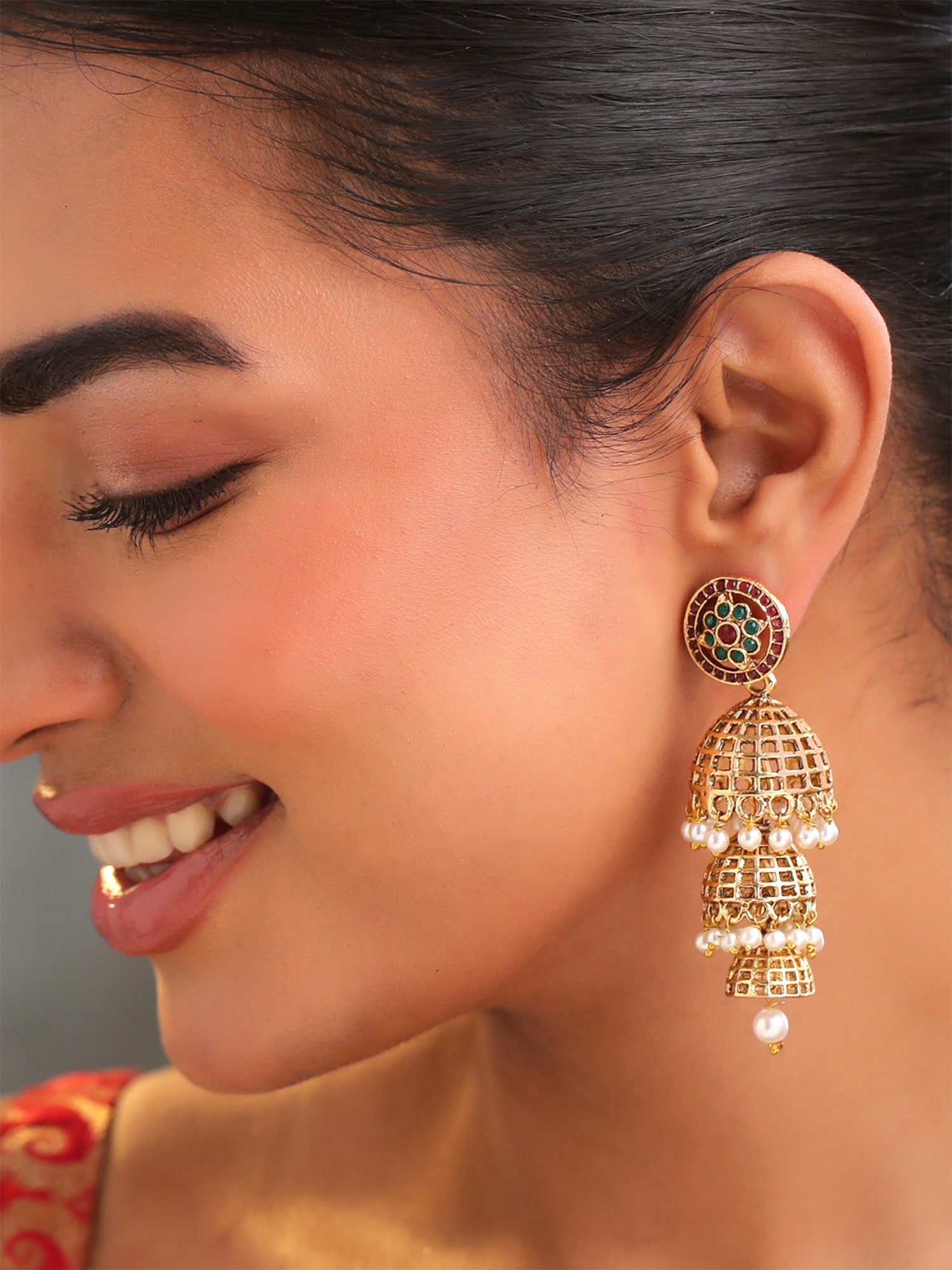 Yellow Chimes Gold Plated Earrings - Enhance your outfit