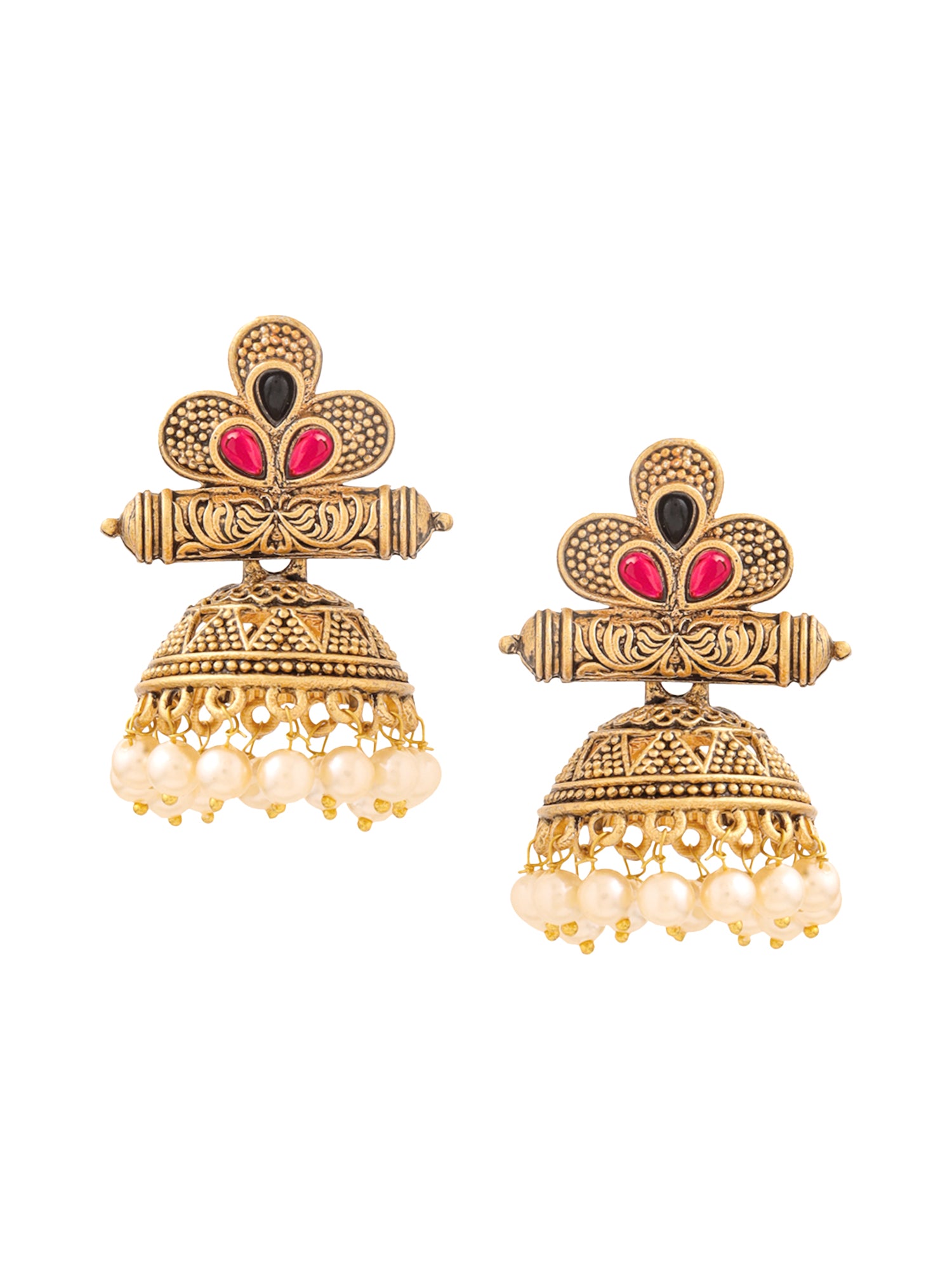 Yellow Chimes gold earrings - lightweight comfortable wear