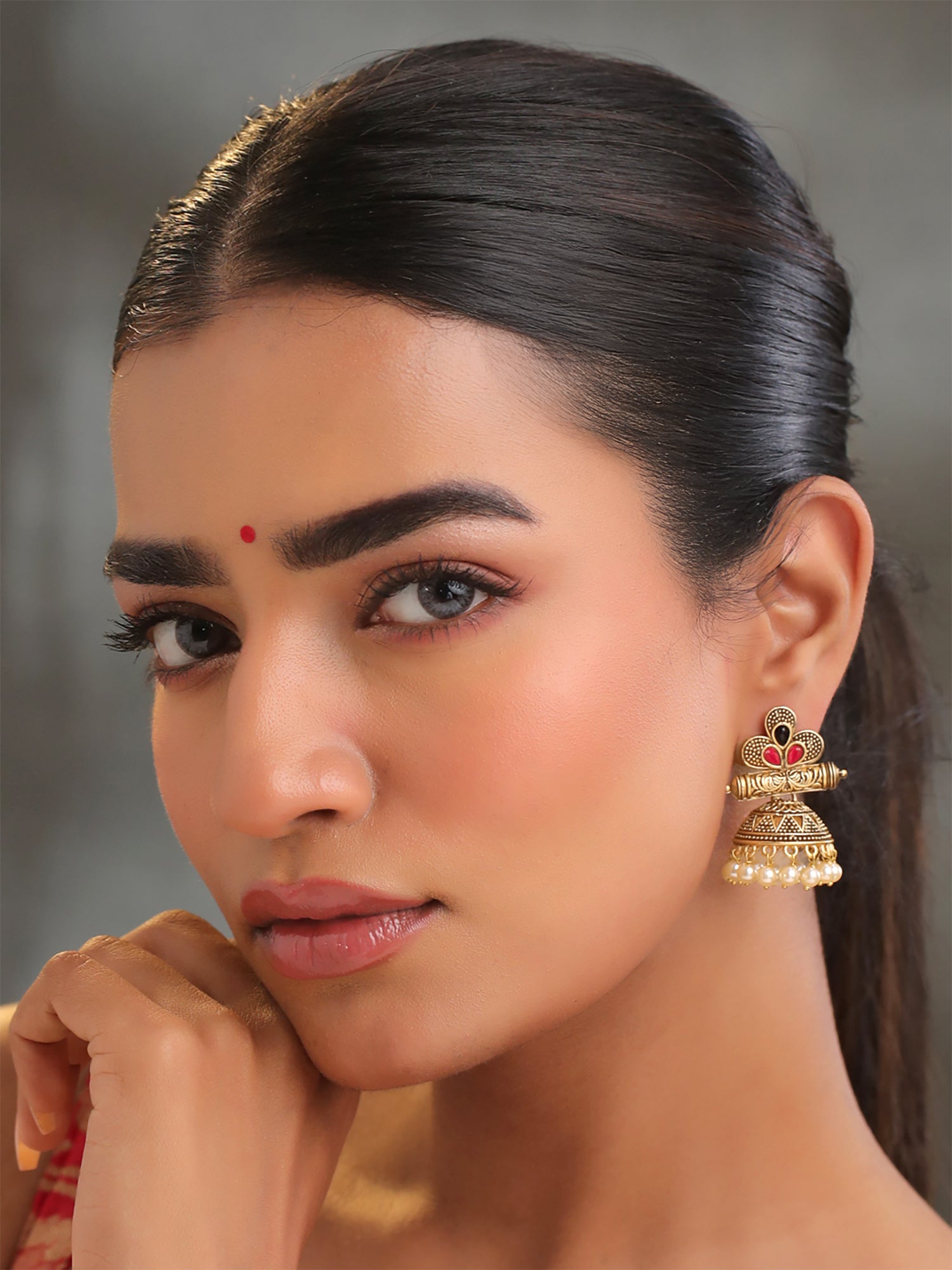 Yellow Chimes traditional earrings - versatile fashion jewelry
