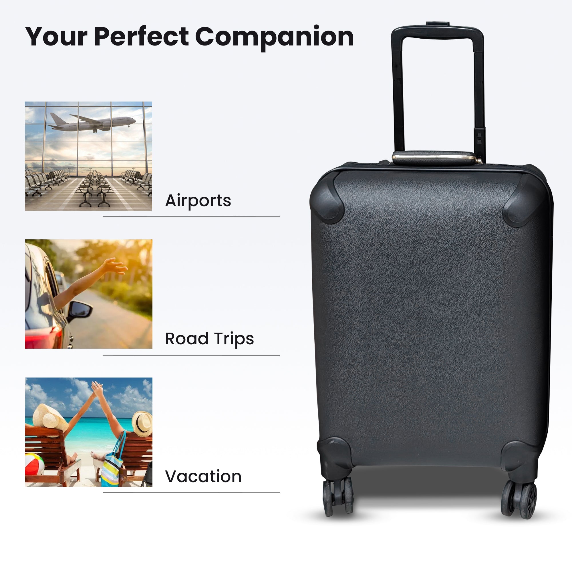 Clownfish TSA Lock Suitcase - secure travel