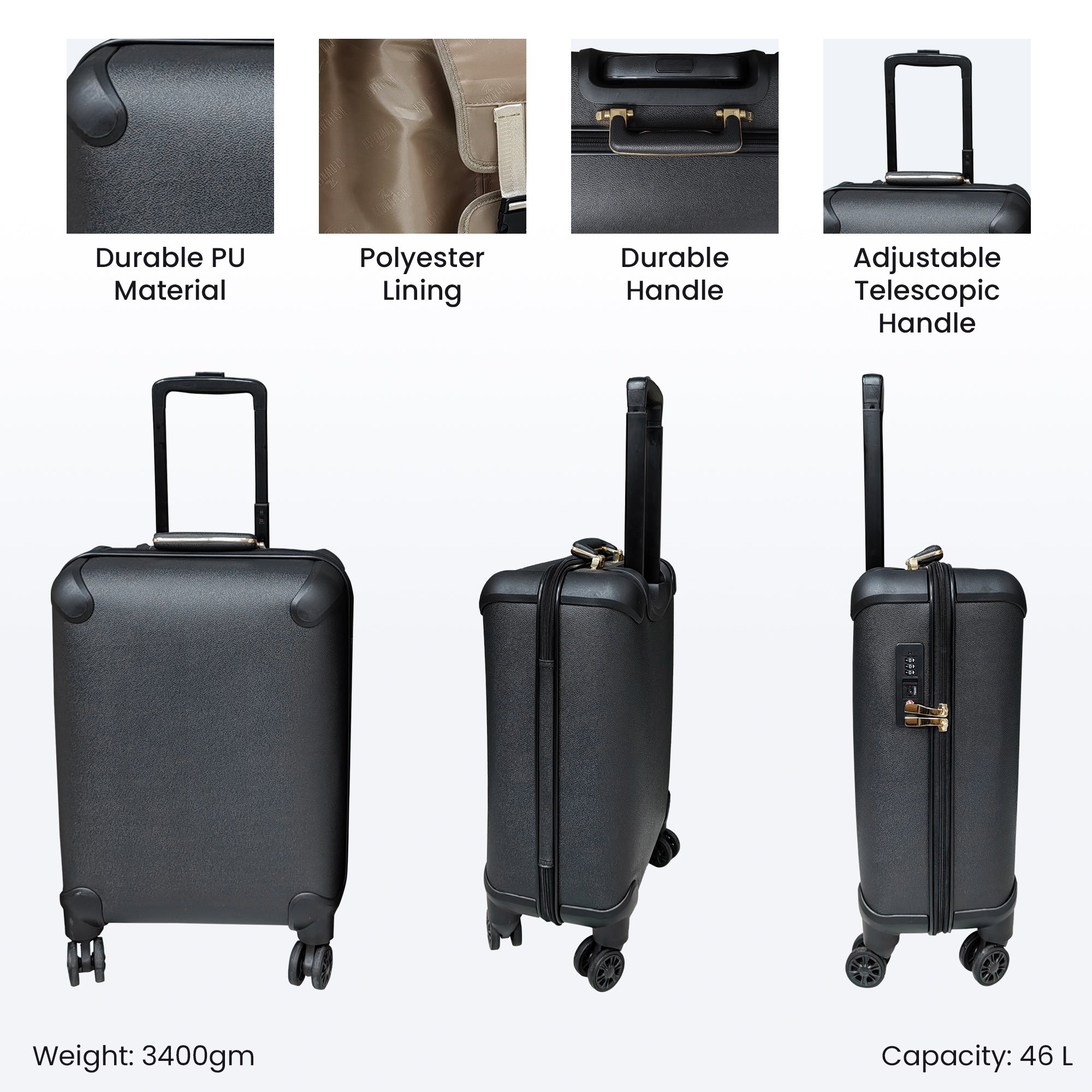 Clownfish Titan Series Suitcase - travel accessory
