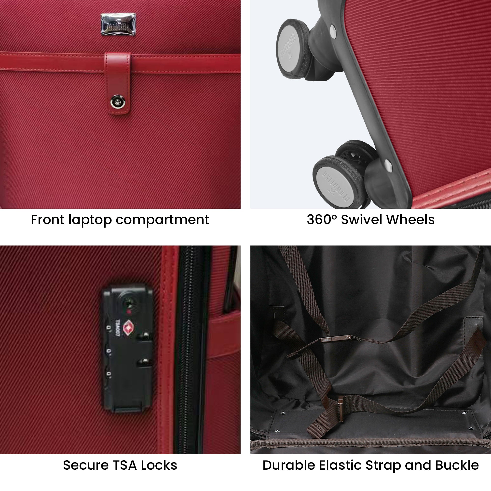 Clownfish 18Inch luggage - secure with TSA lock