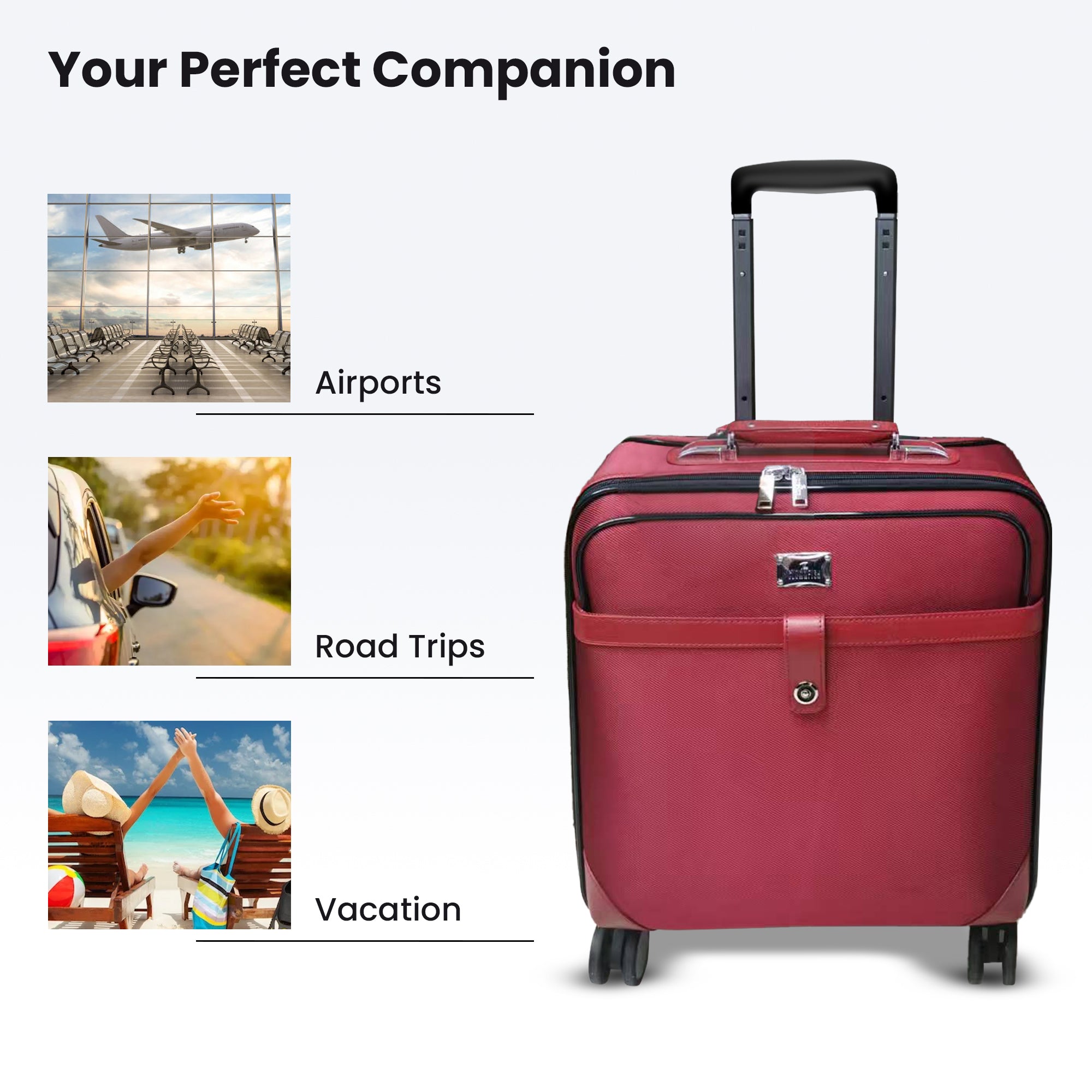 Clownfish lightweight trolley bag - ideal for college travel