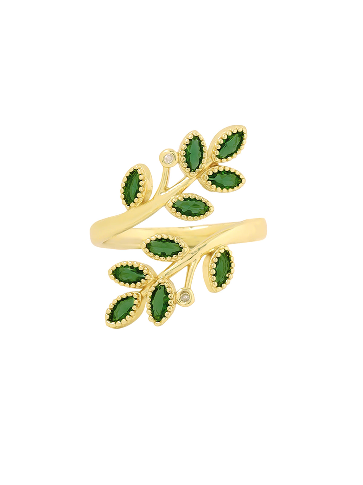 Yellow Chimes Gold Ring - Beautiful design for casual outings