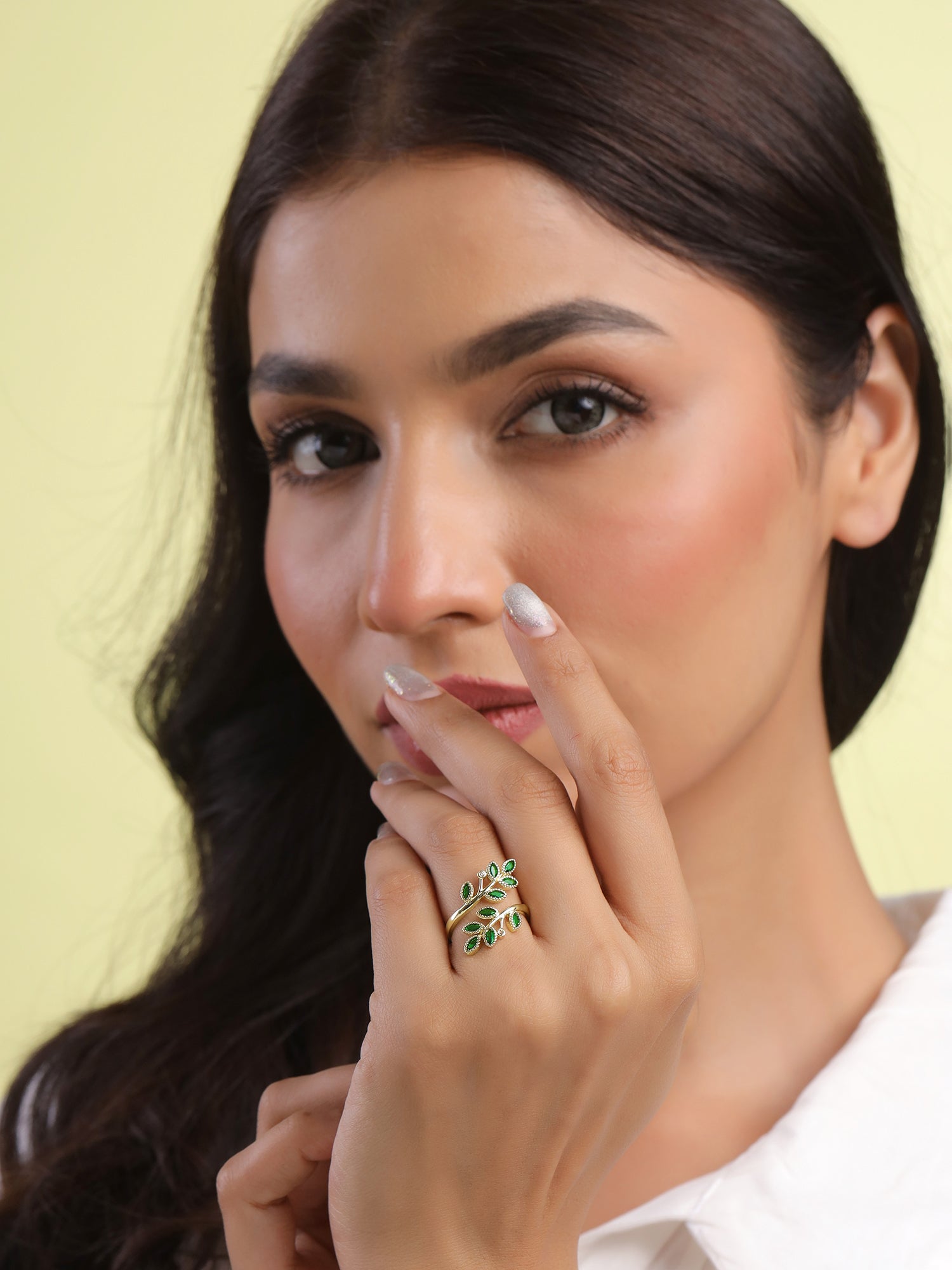 Yellow Chimes Women's Adjustable Ring - Versatile fashion statement
