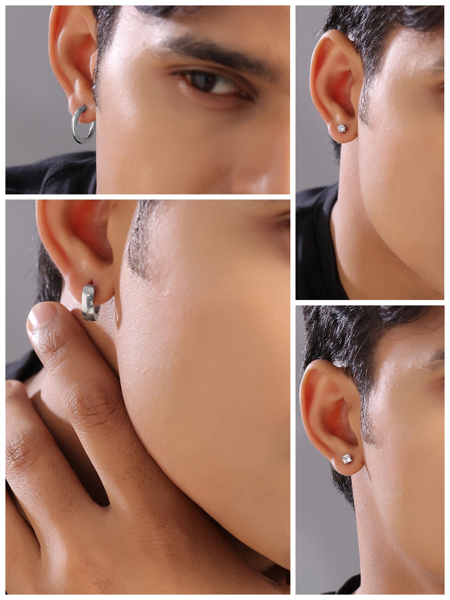 Yellow Chimes men's earrings - perfect for workplaces