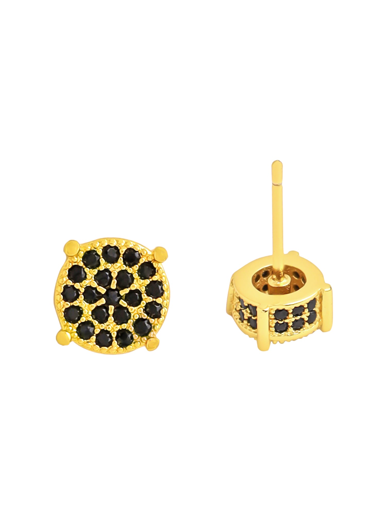Yellow Chimes gold plated earrings - casual outing