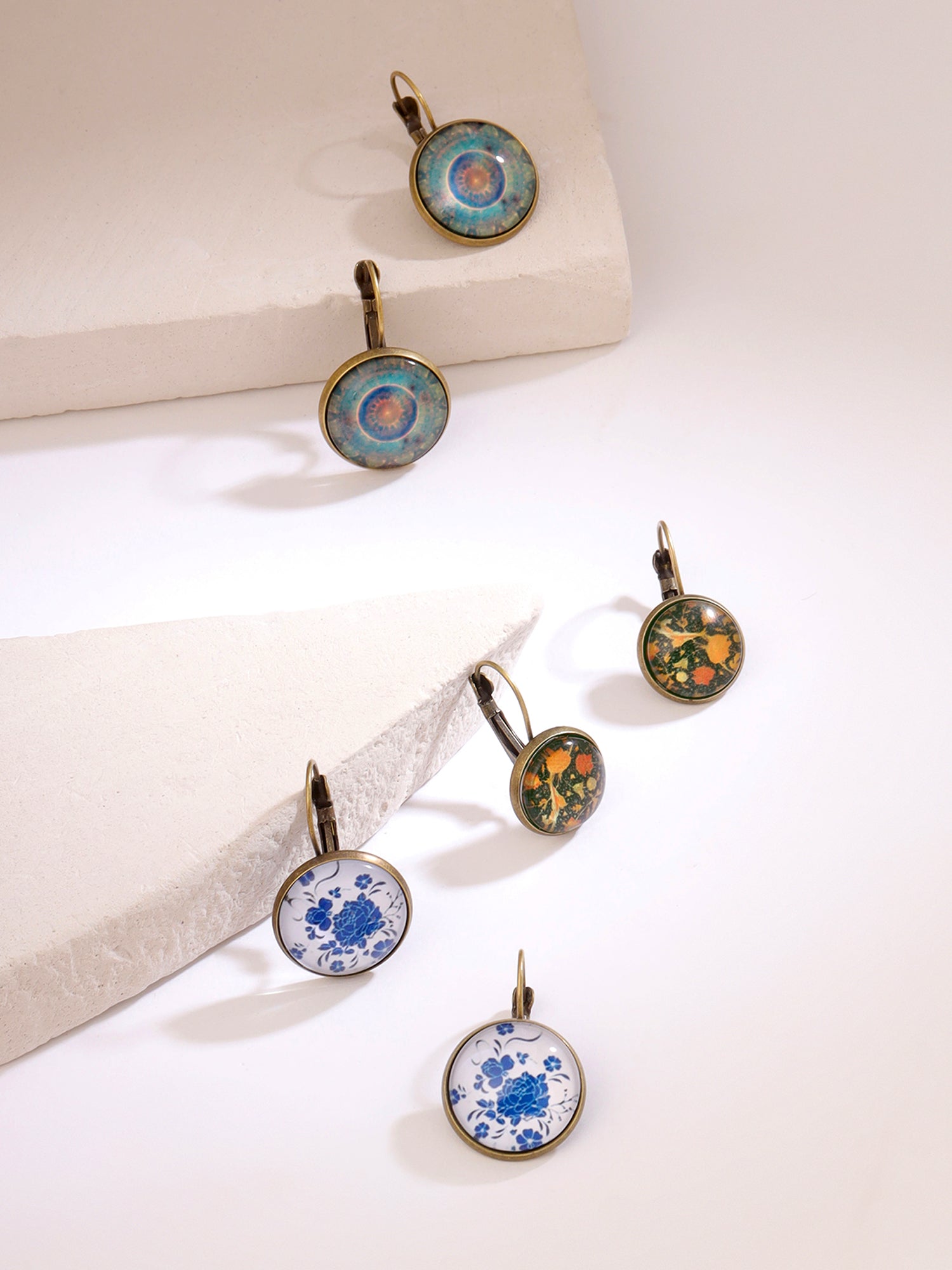 Yellow Chimes colorful earrings - ideal for special occasions
