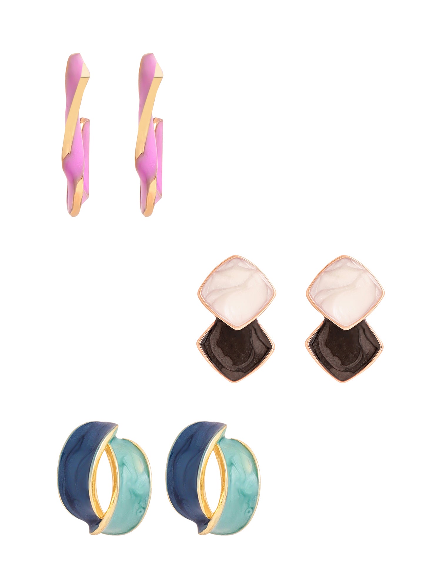 Yellow Chimes elegant stud earrings - evening wear