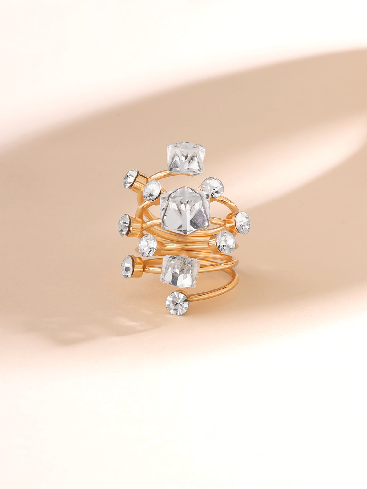 Yellow Chimes fashion rings - versatile jewelry piece
