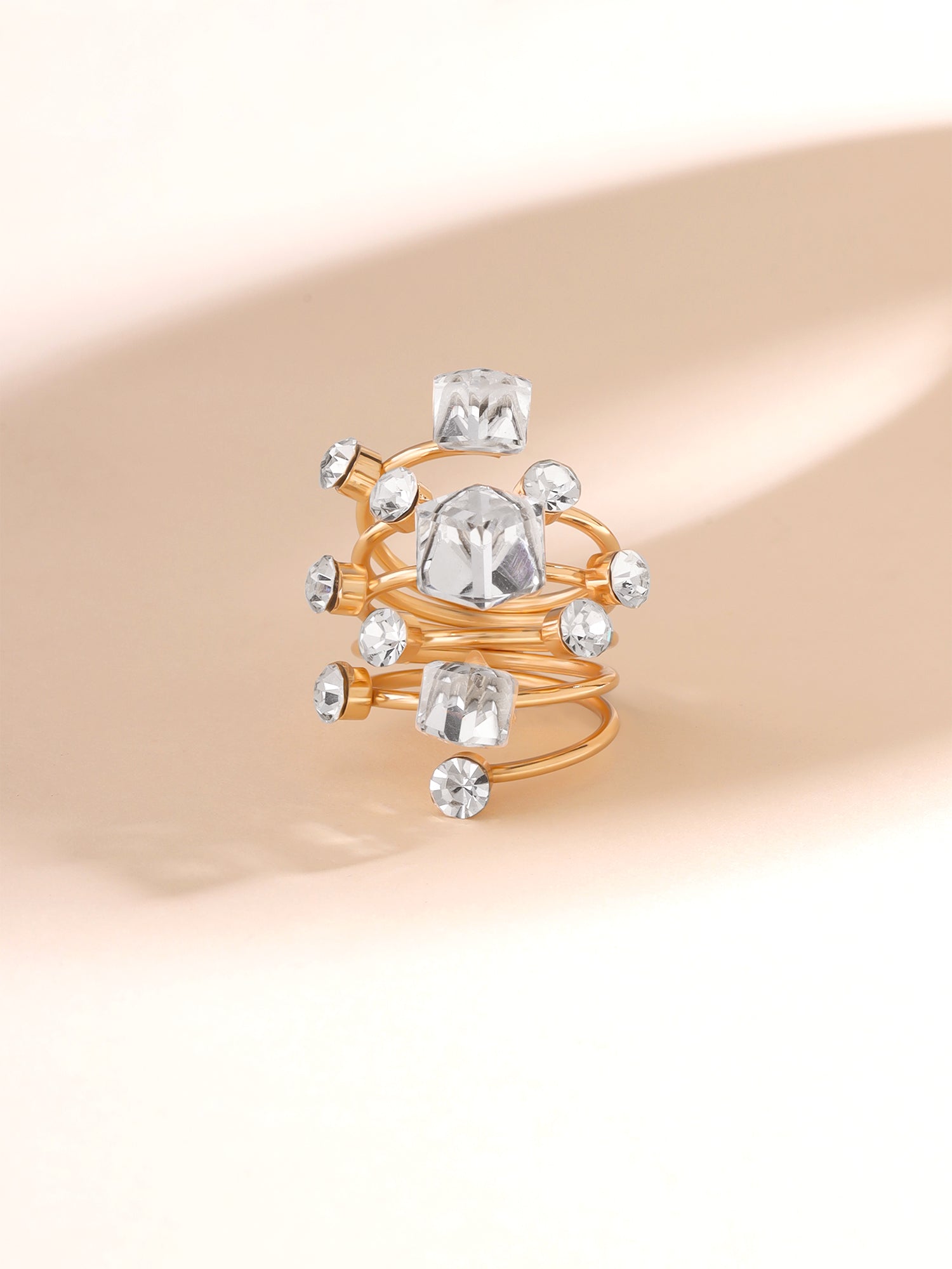 Yellow Chimes finger ring - comfortable wear for all day