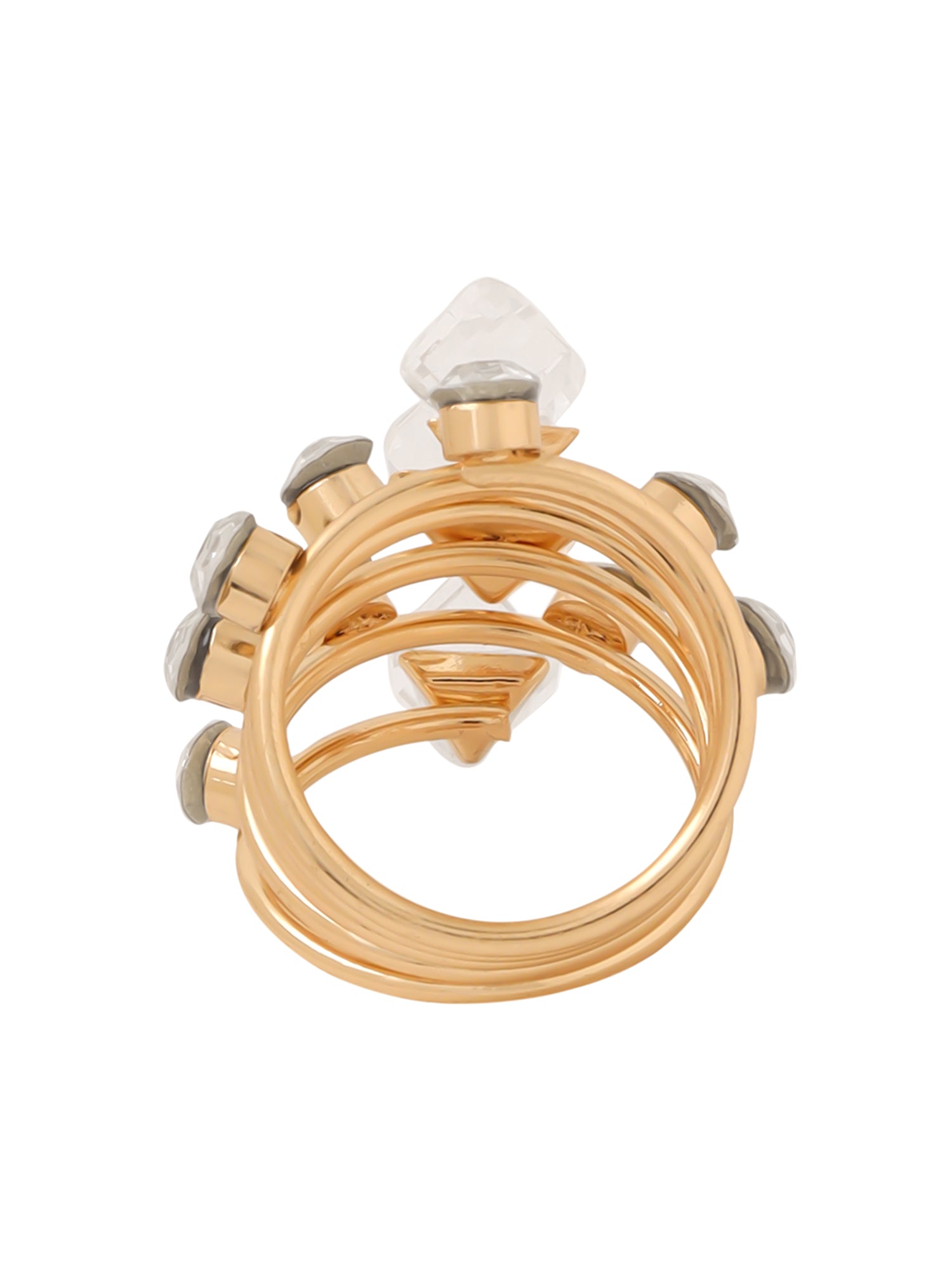 Yellow Chimes adjustable golden finger ring - daily wear accessory