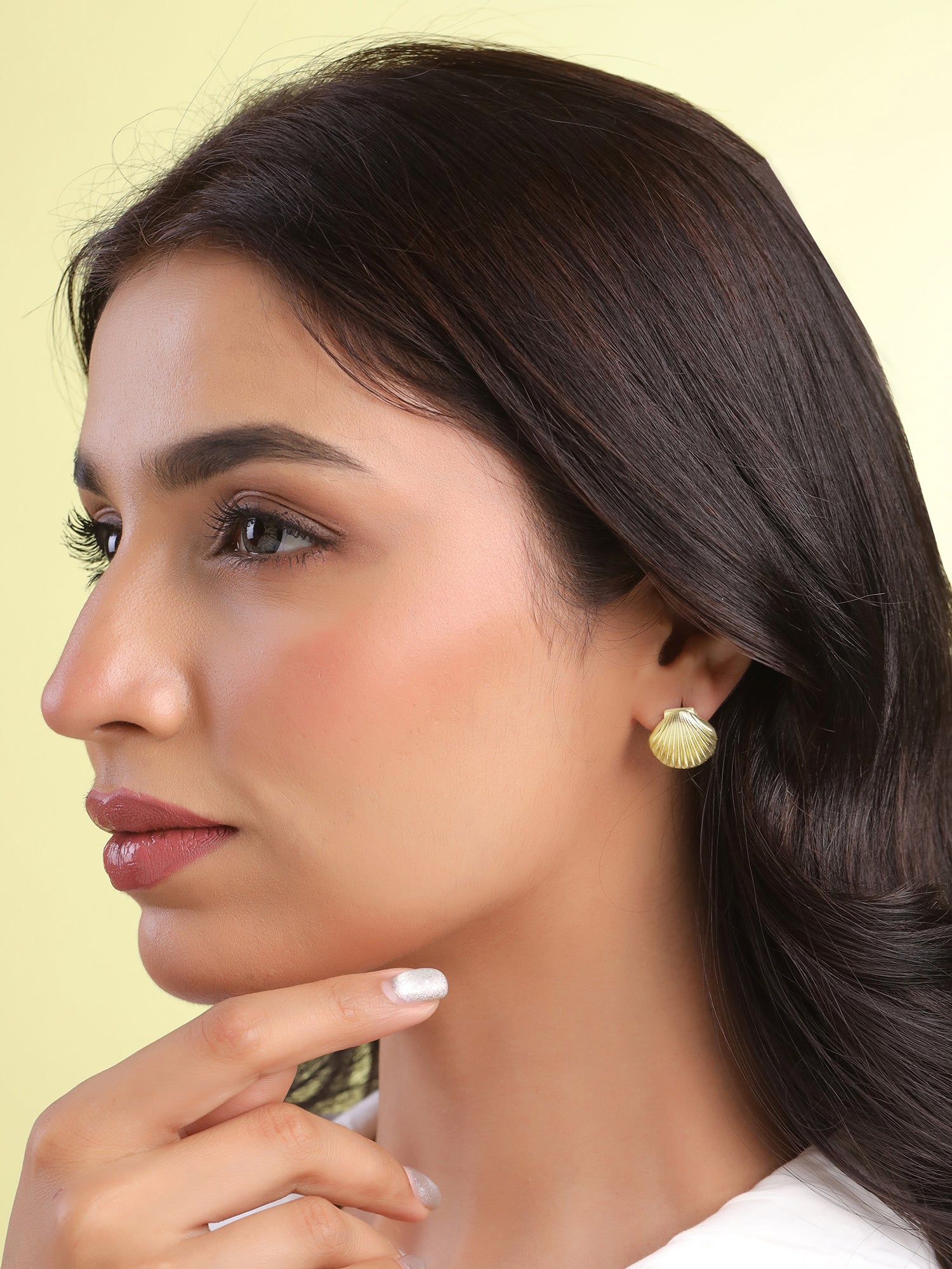 Yellow Chimes luxury gold earrings - add glam to your outfit