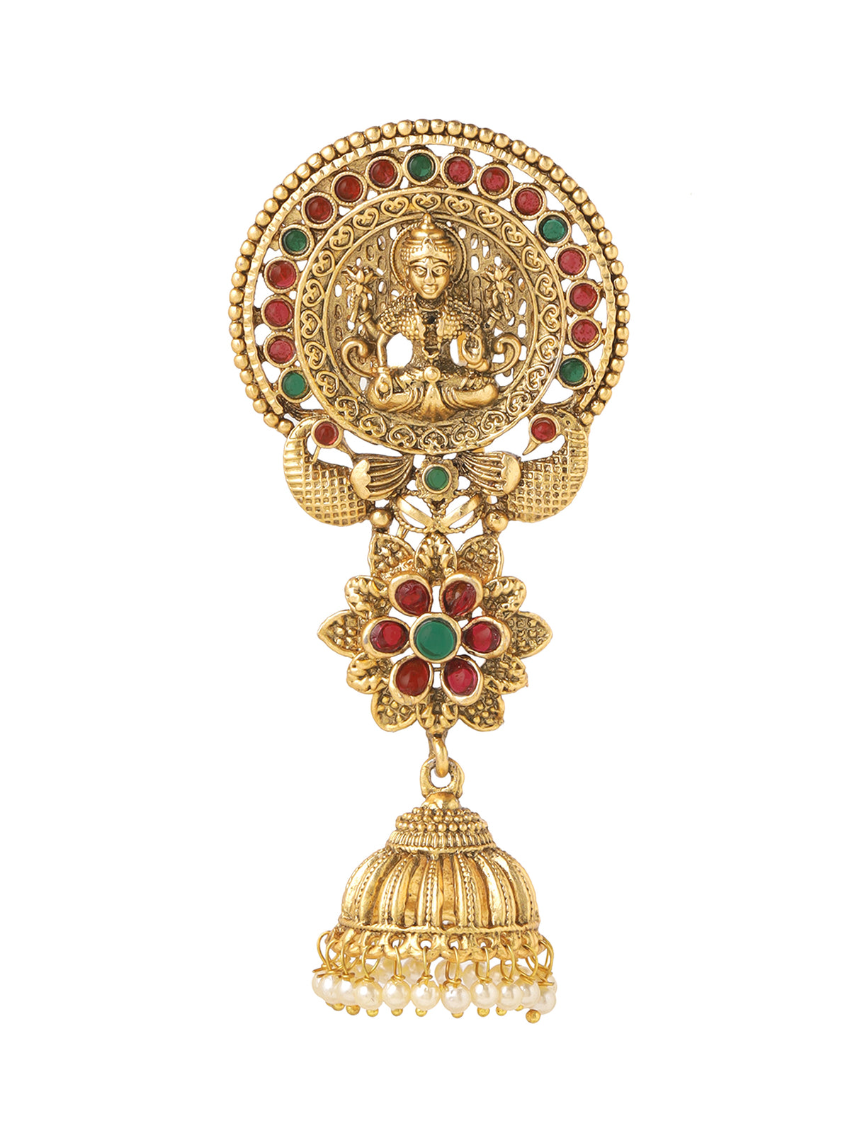 Yellow Chimes hair accessory - gold-plated elegance
