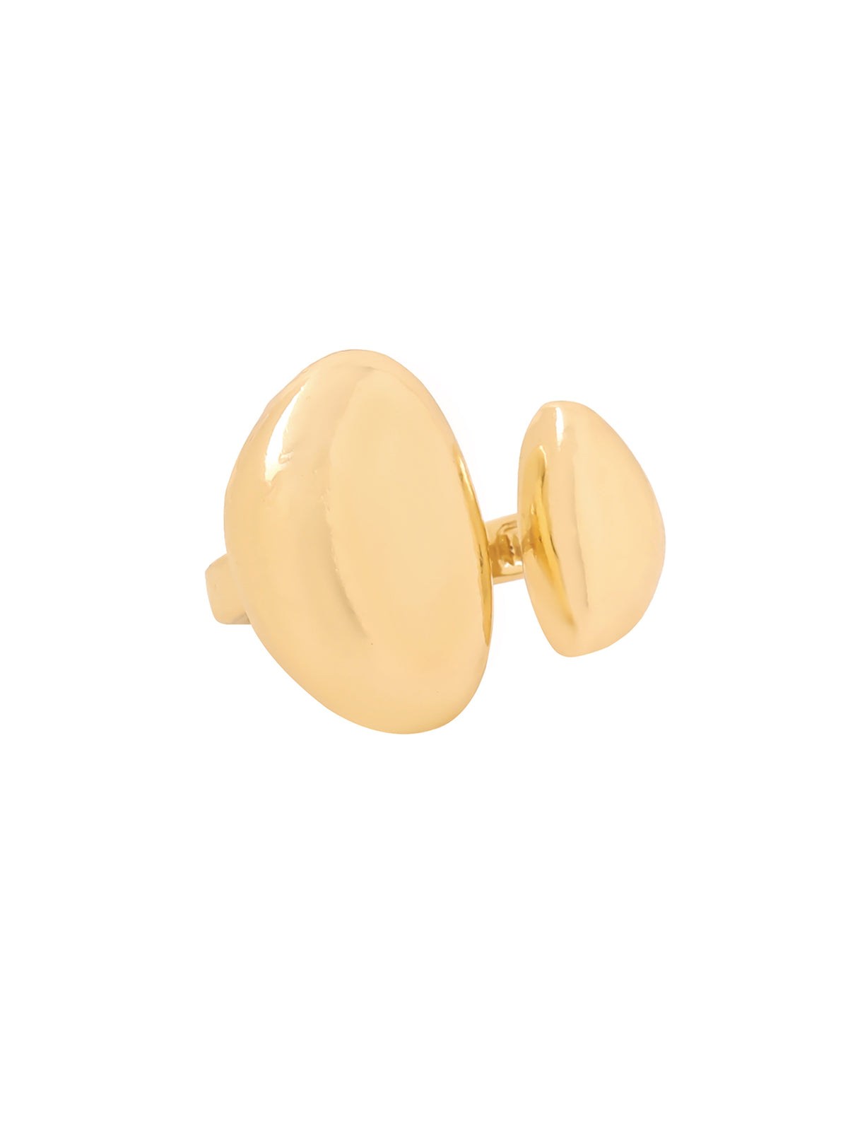 Yellow Chimes Golden Adjustable Ring - Comfortable Daily Accessory