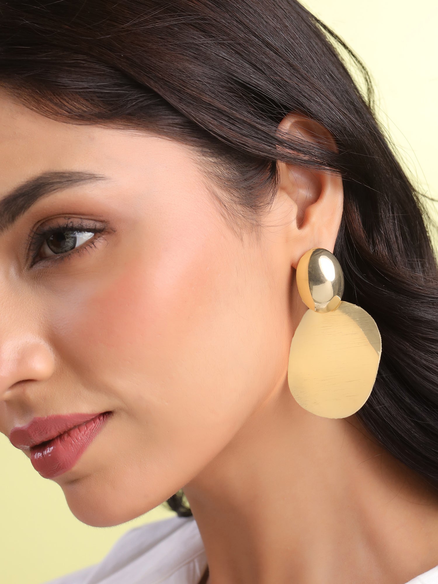 Yellow Chimes elegant earrings - ideal for casual outings