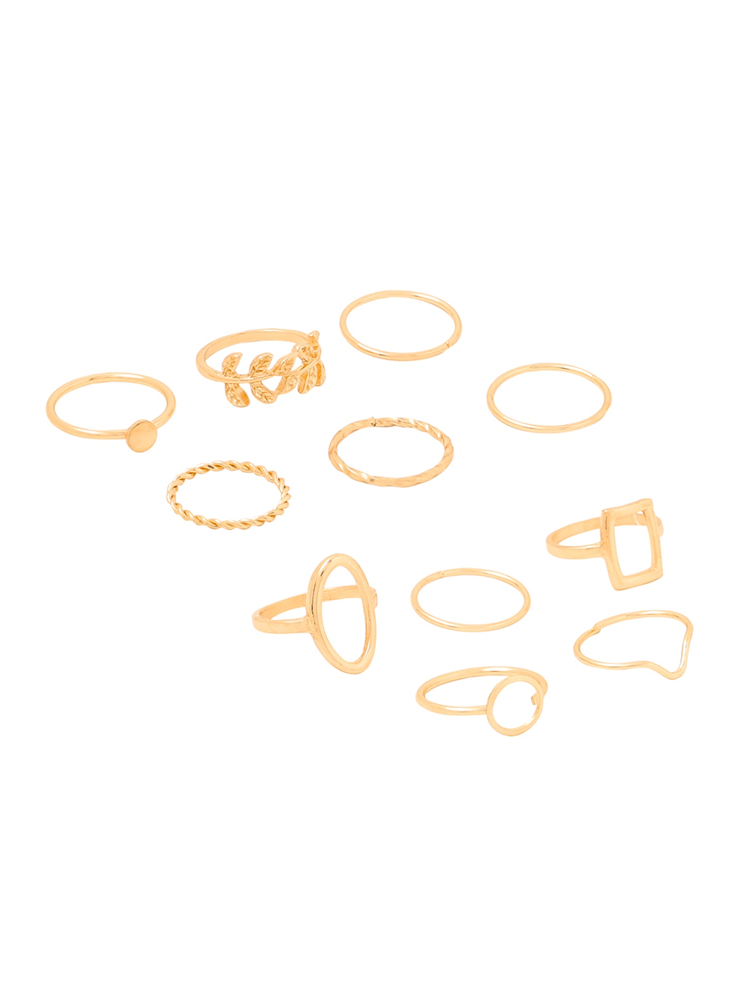 Yellow Chimes elegant ring set - charm for special occasions