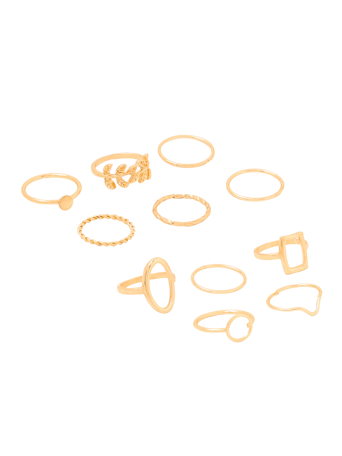 Yellow Chimes elegant ring set - charm for special occasions