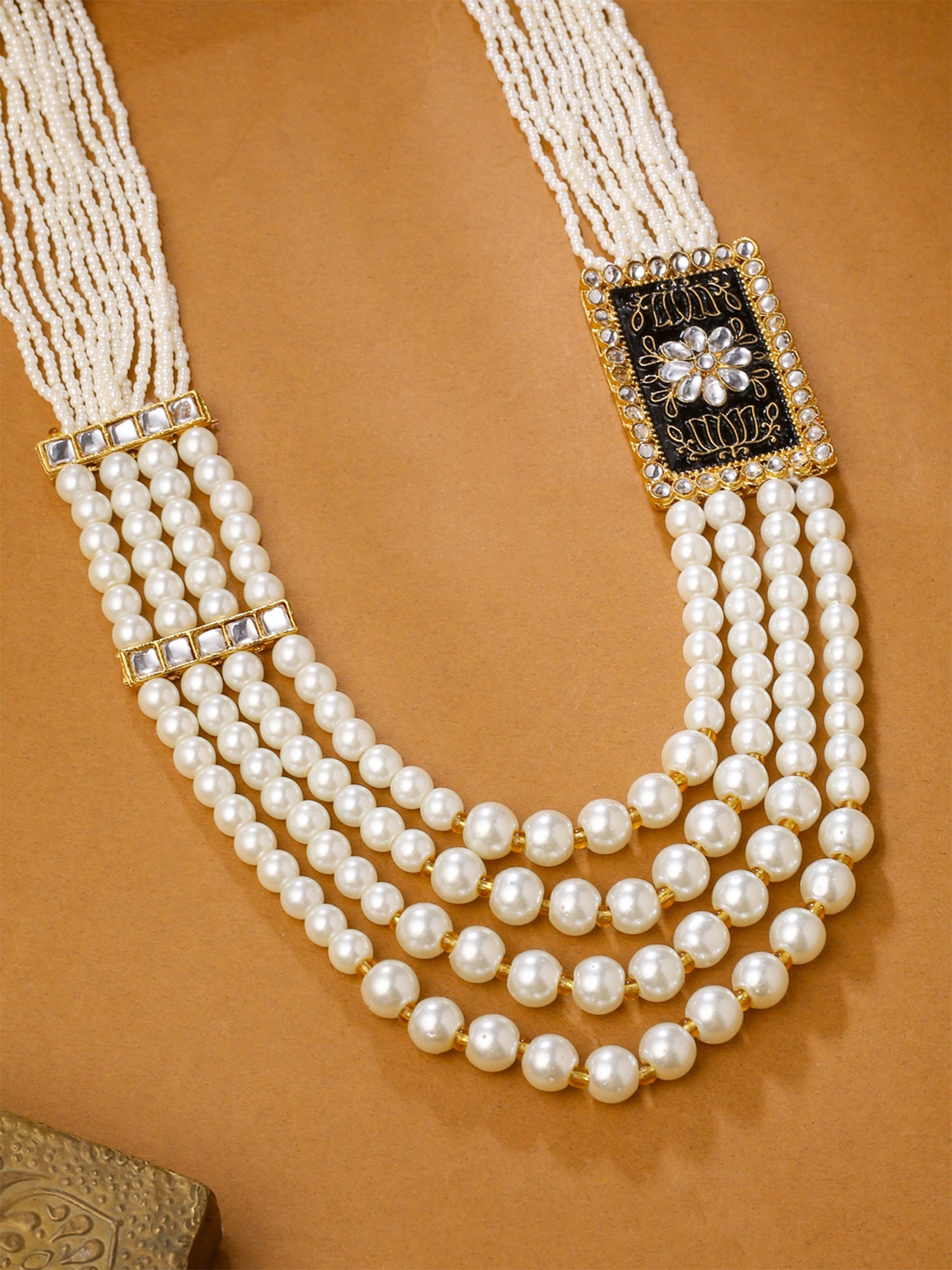 Yellow Chimes dulha mala - wedding accessory for groom