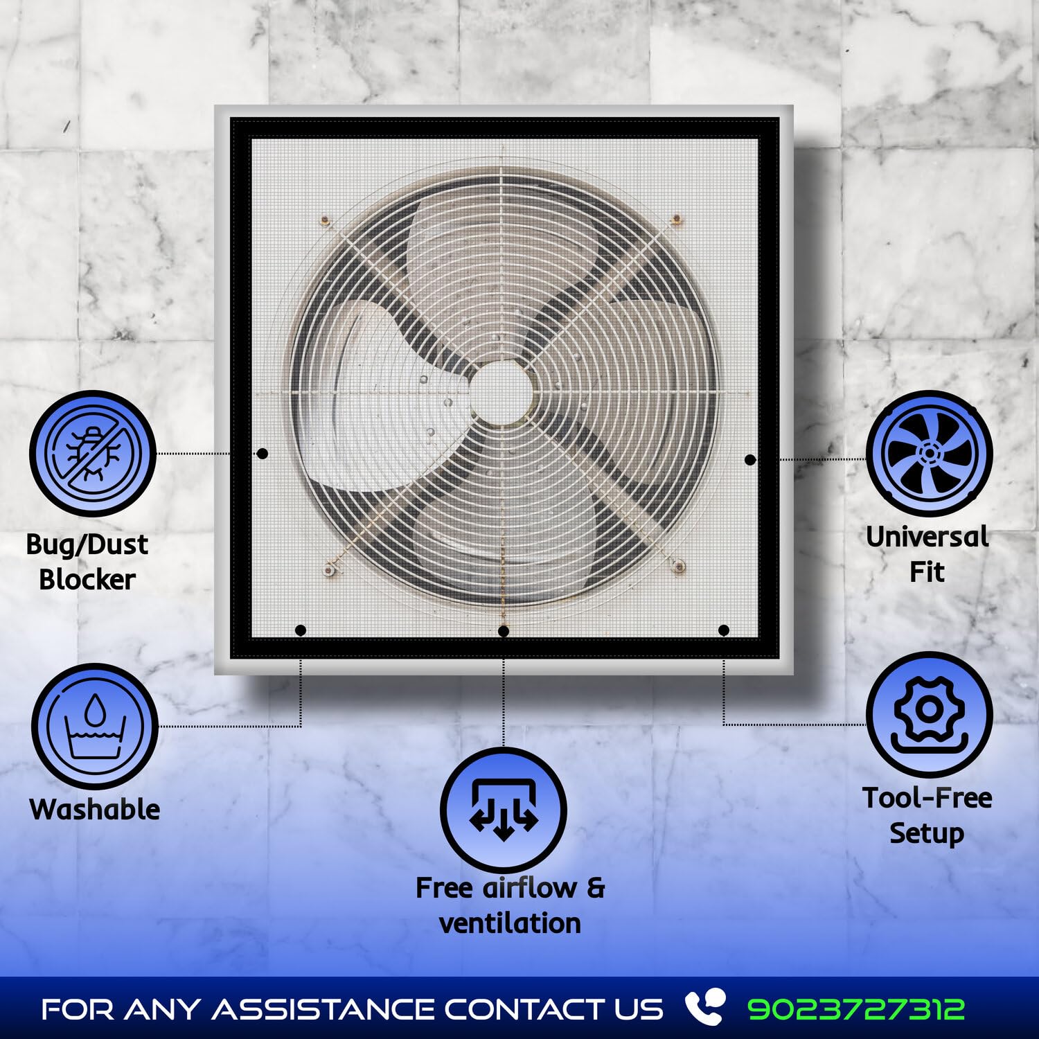 Classic Mosquito Net - Ventilation window safety