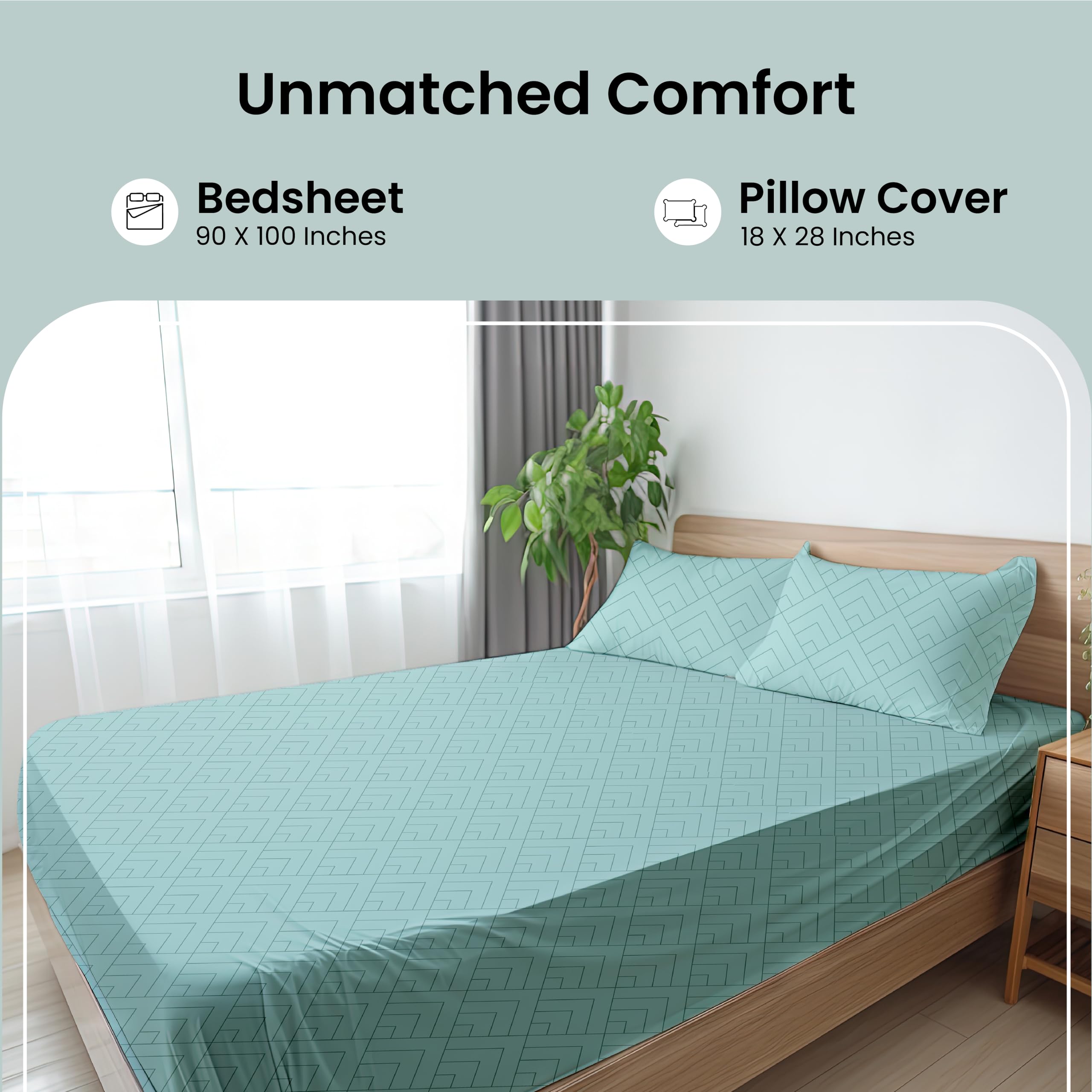 Mush bamboo bedsheet - Ideal for double bed luxury