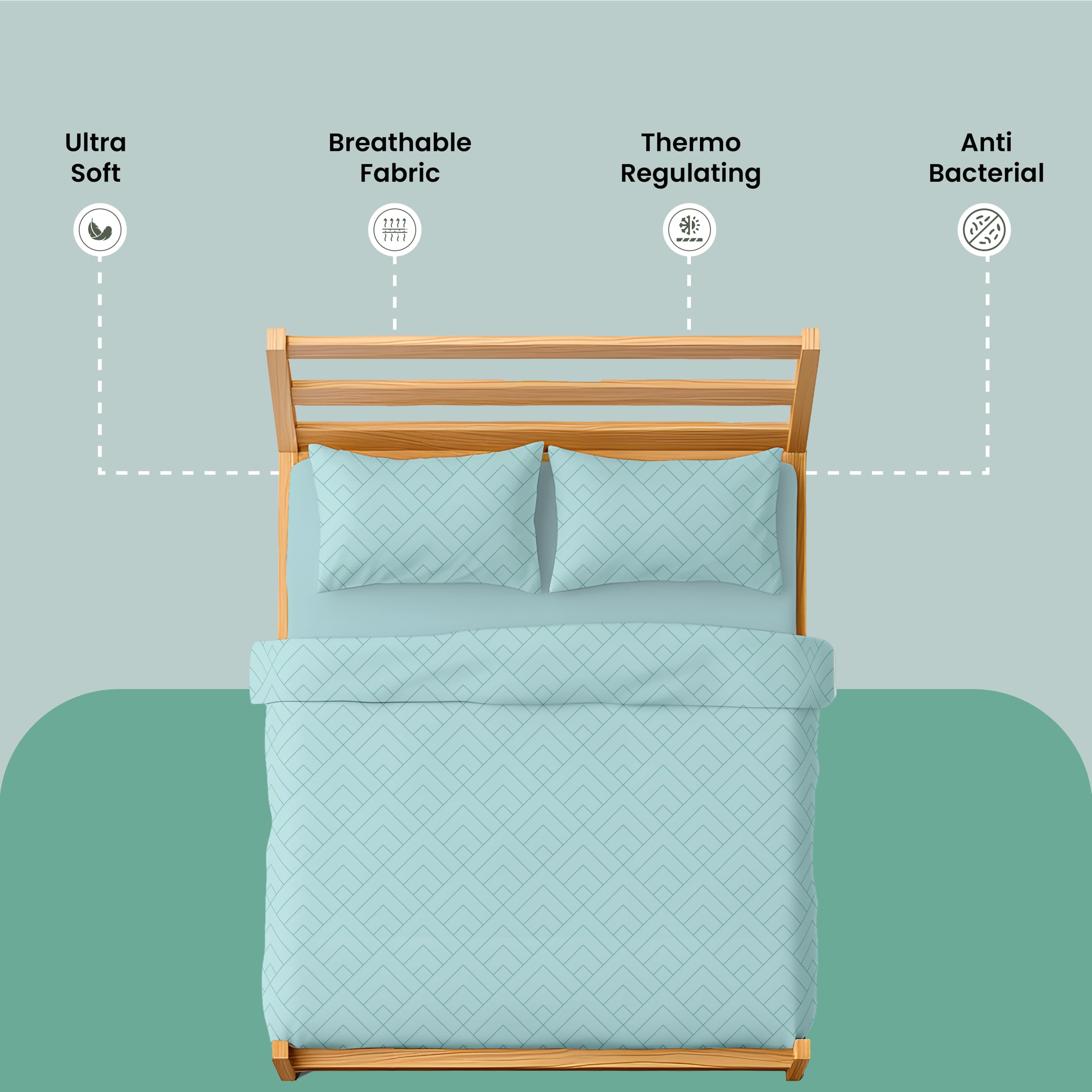 Mush bamboo bedsheet - double bed use
