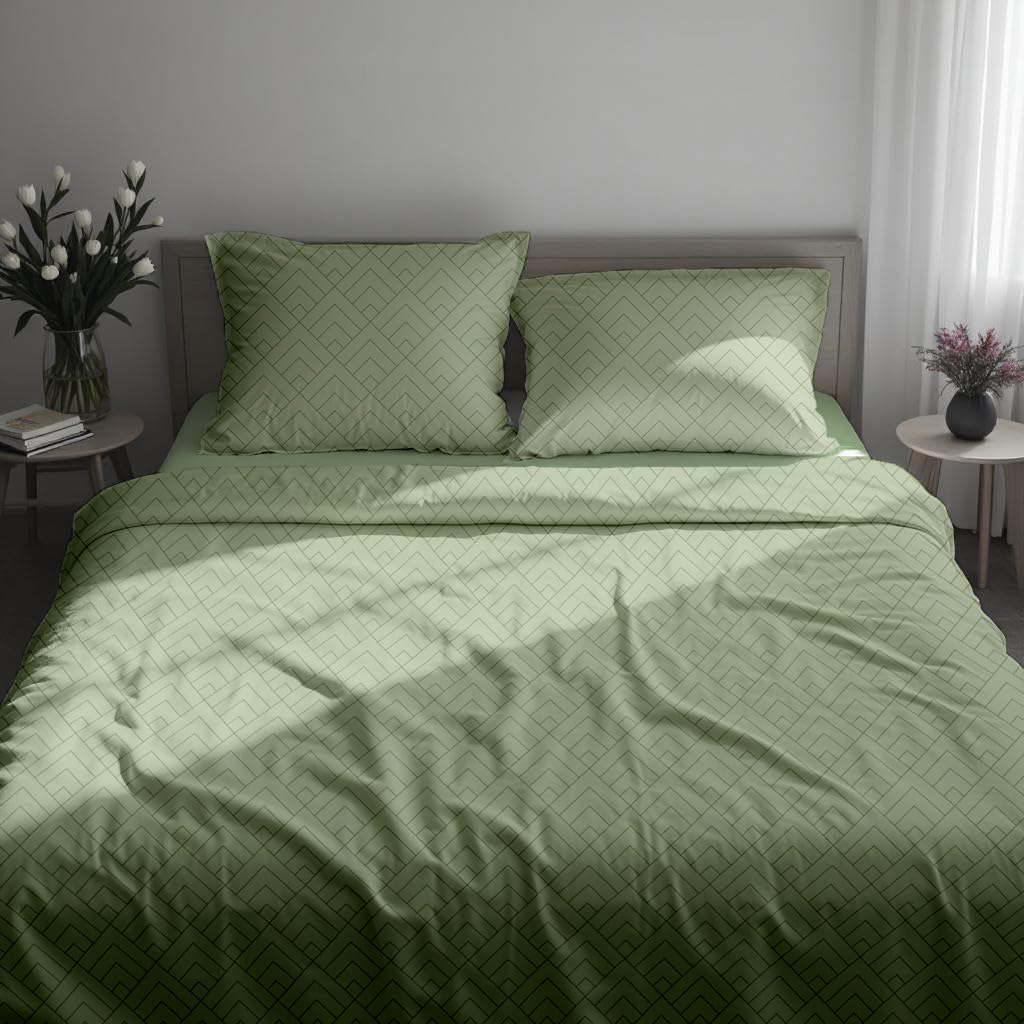 Mush Queen Size Bedsheet - Includes 2 pillow covers for comfort