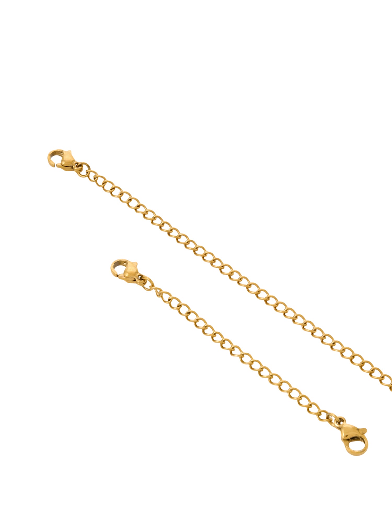 Yellow Chimes gold chain extenders - perfect for enhancing necklaces
