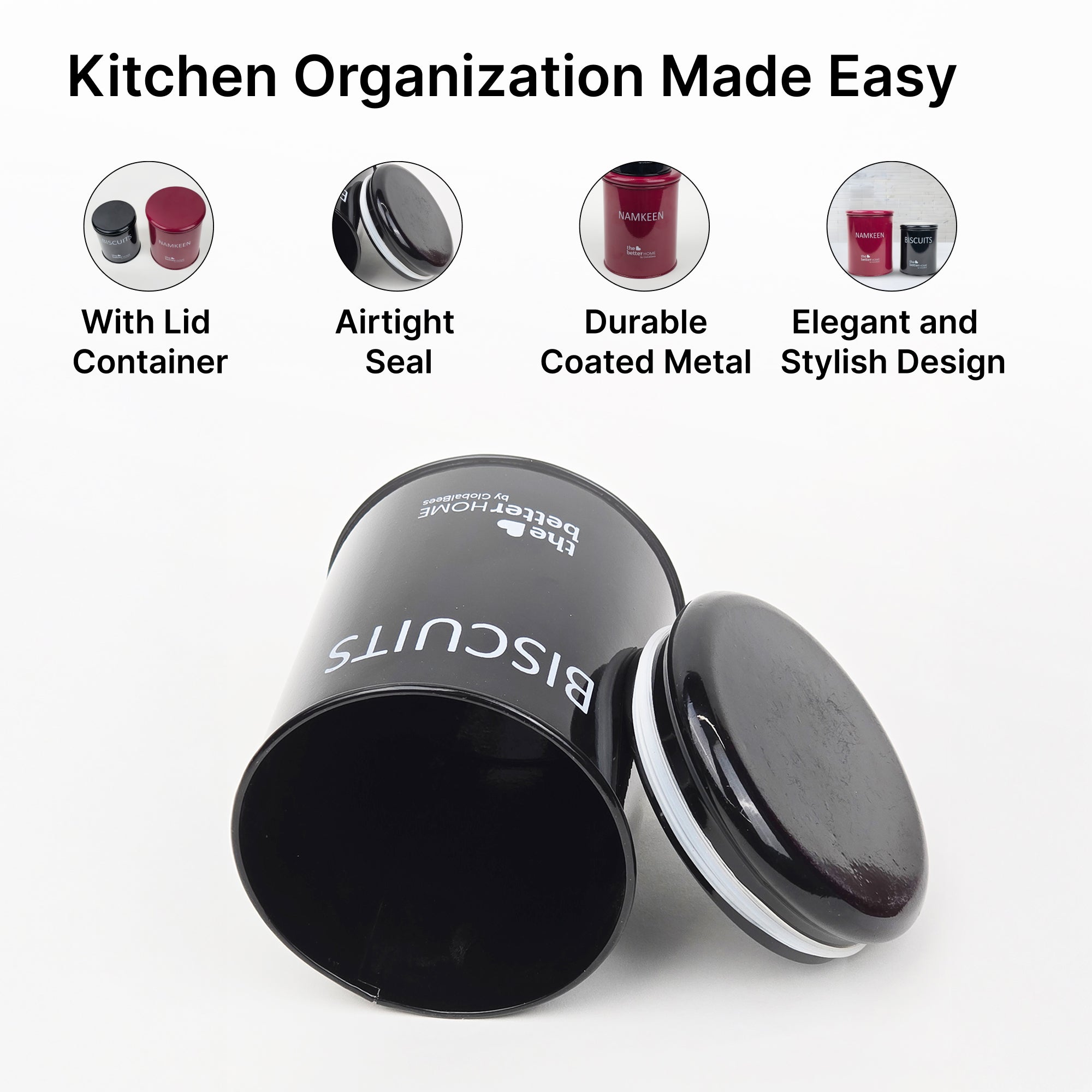 The Better Home modern storage jar - chic gift option