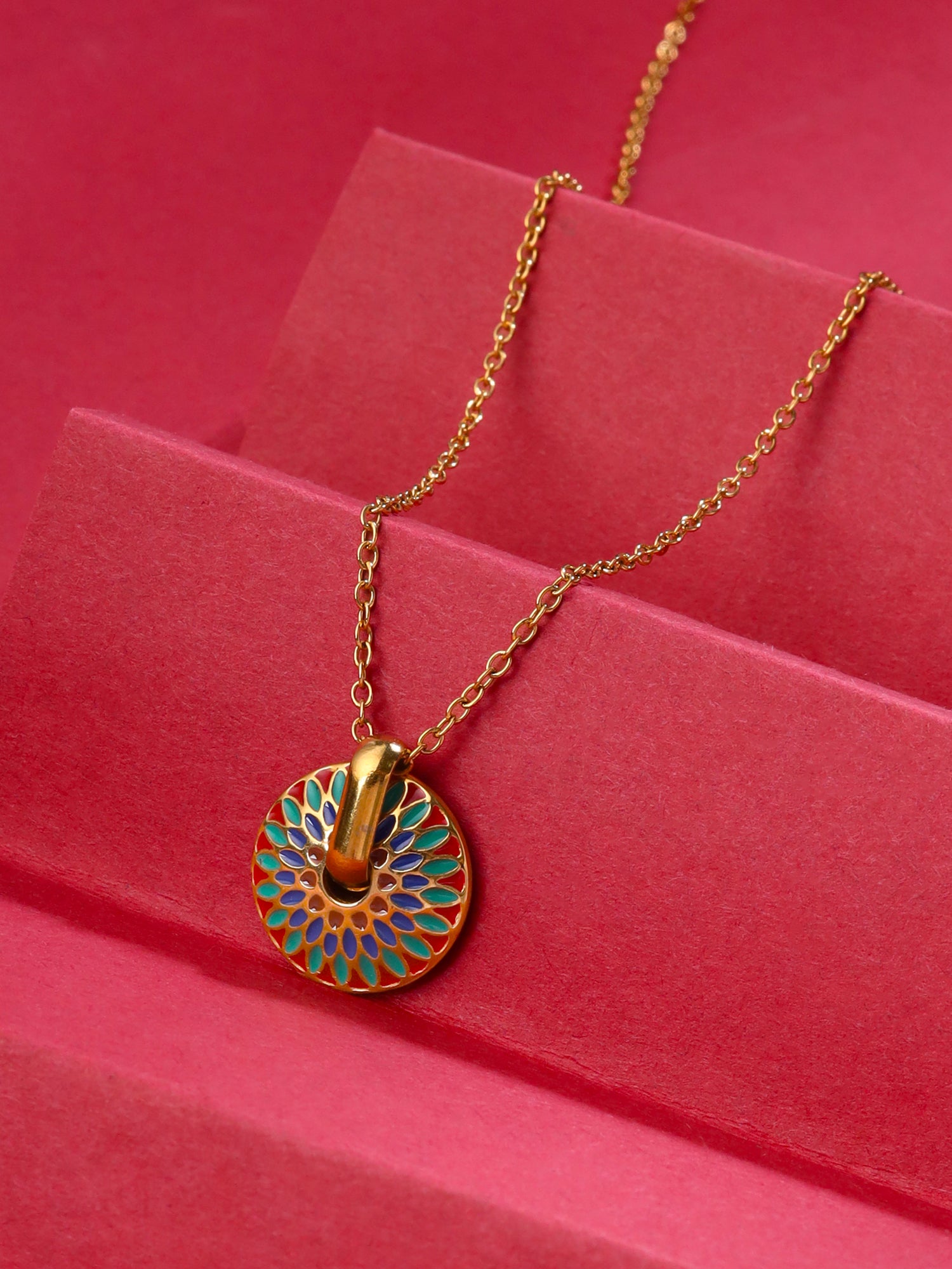 Yellow Chimes simple gold chain - everyday wear jewelry