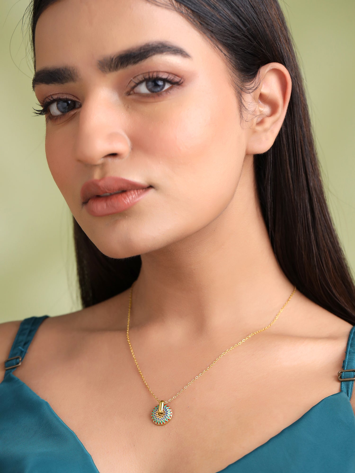 Yellow Chimes charm pendant necklace - perfect gift for women