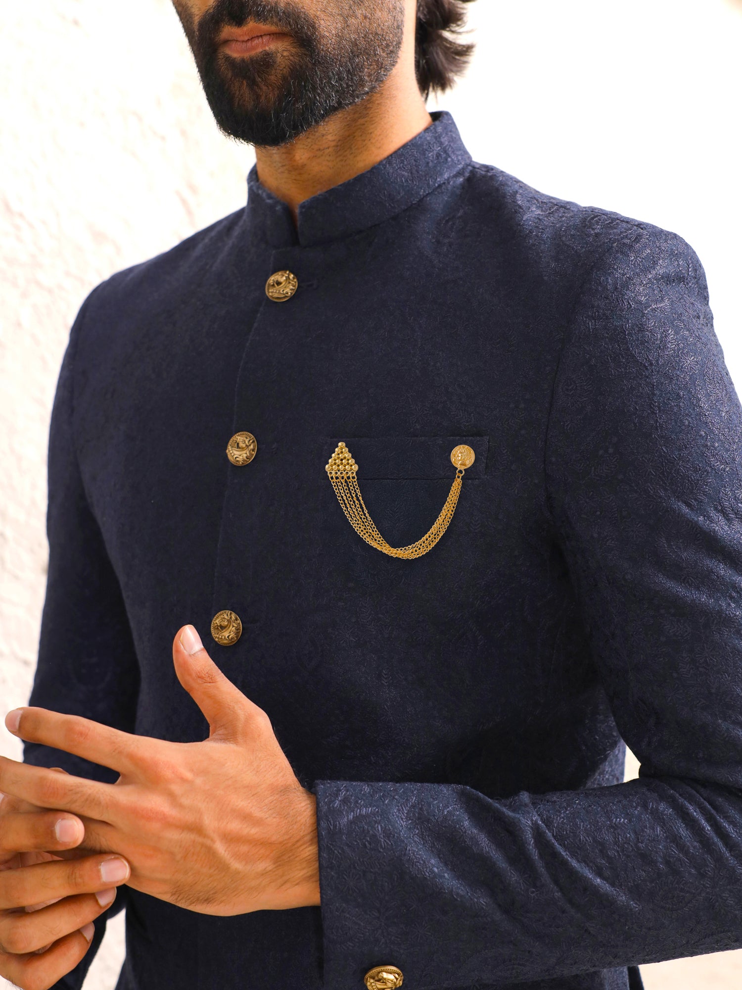 Yellow Chimes suit brooch - Enhance casual outfits
