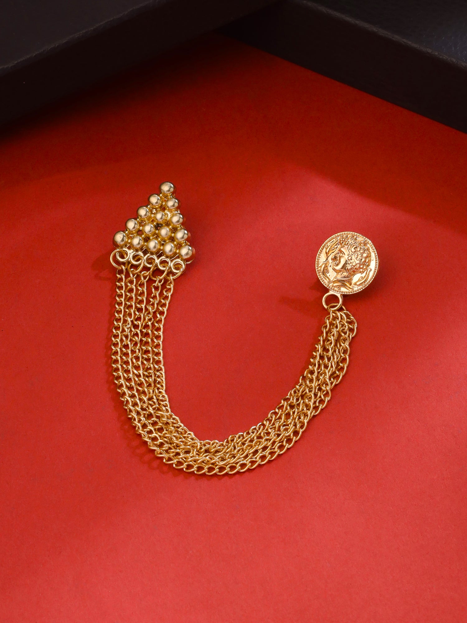 Yellow Chimes elegant brooch pin - Gift for special occasions