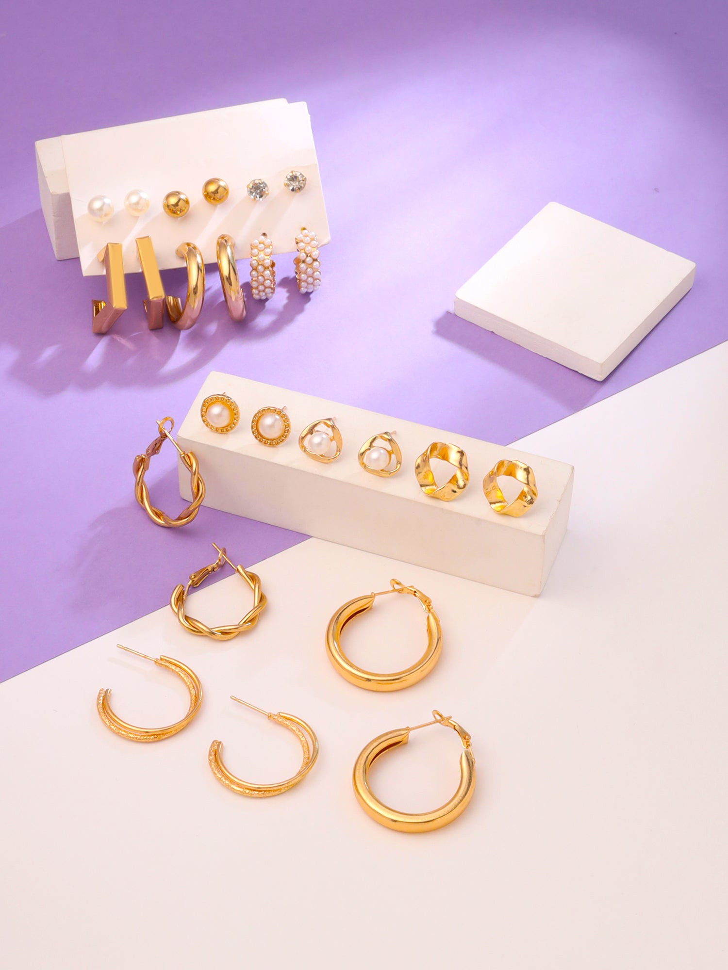 Yellow Chimes fashionable earrings - versatile style